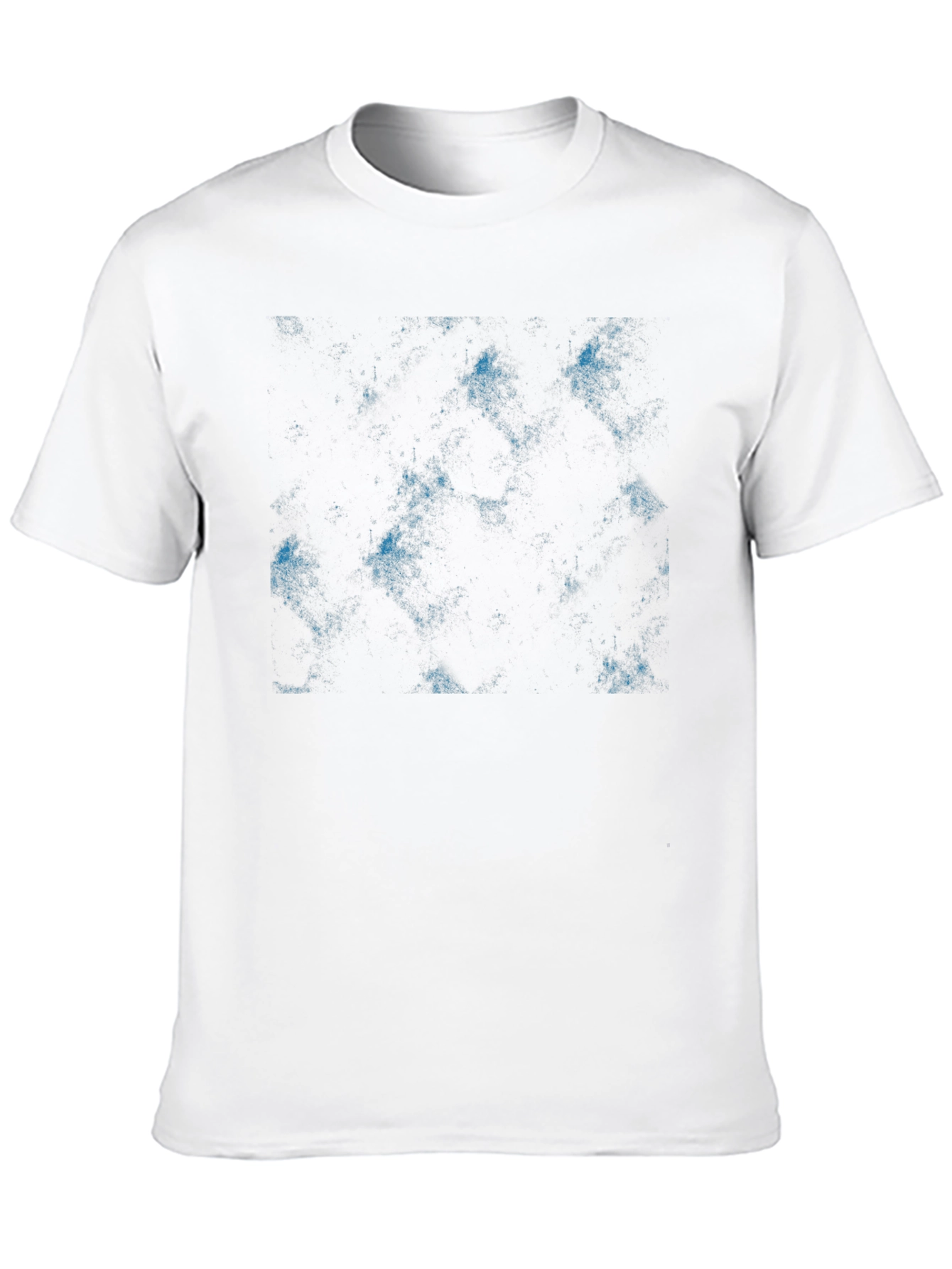 Black Abstract Pattern Black T-Shirt view 10