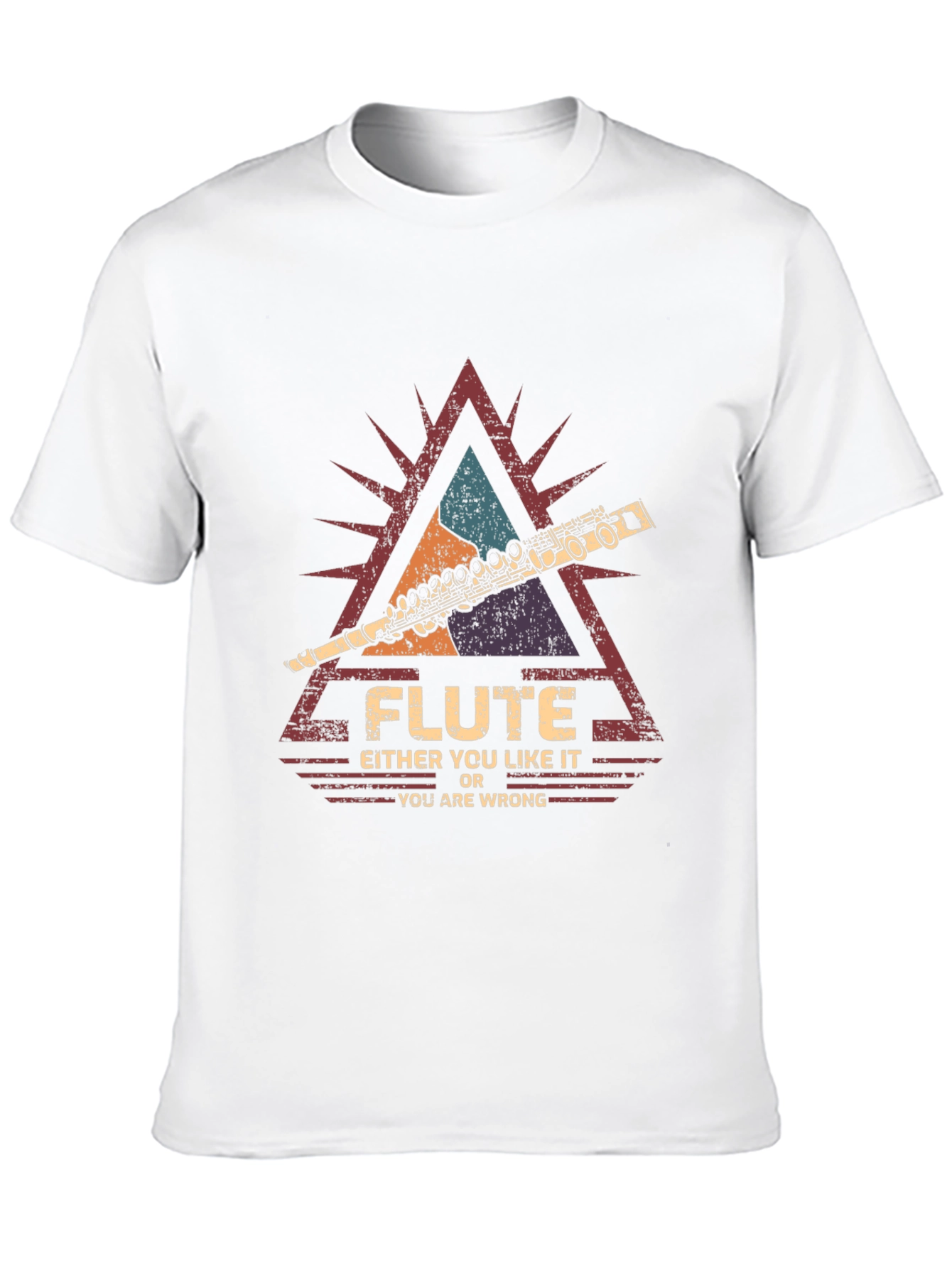 Black Flute Lover T-Shirt - Funny Music Gift view 10