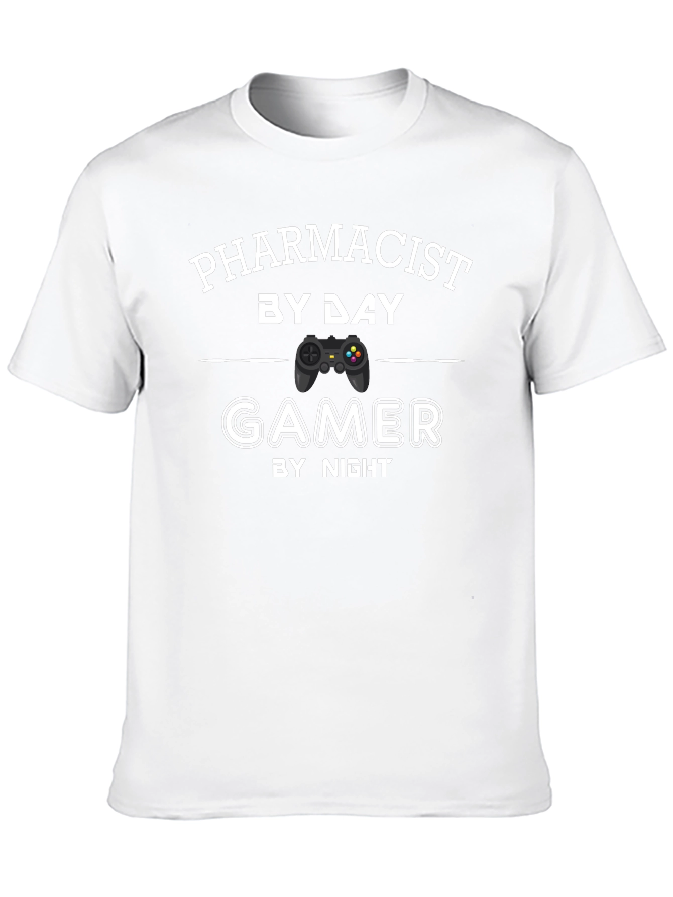 Black Pharmacist by Day Gamer by Night T-Shirt view 10