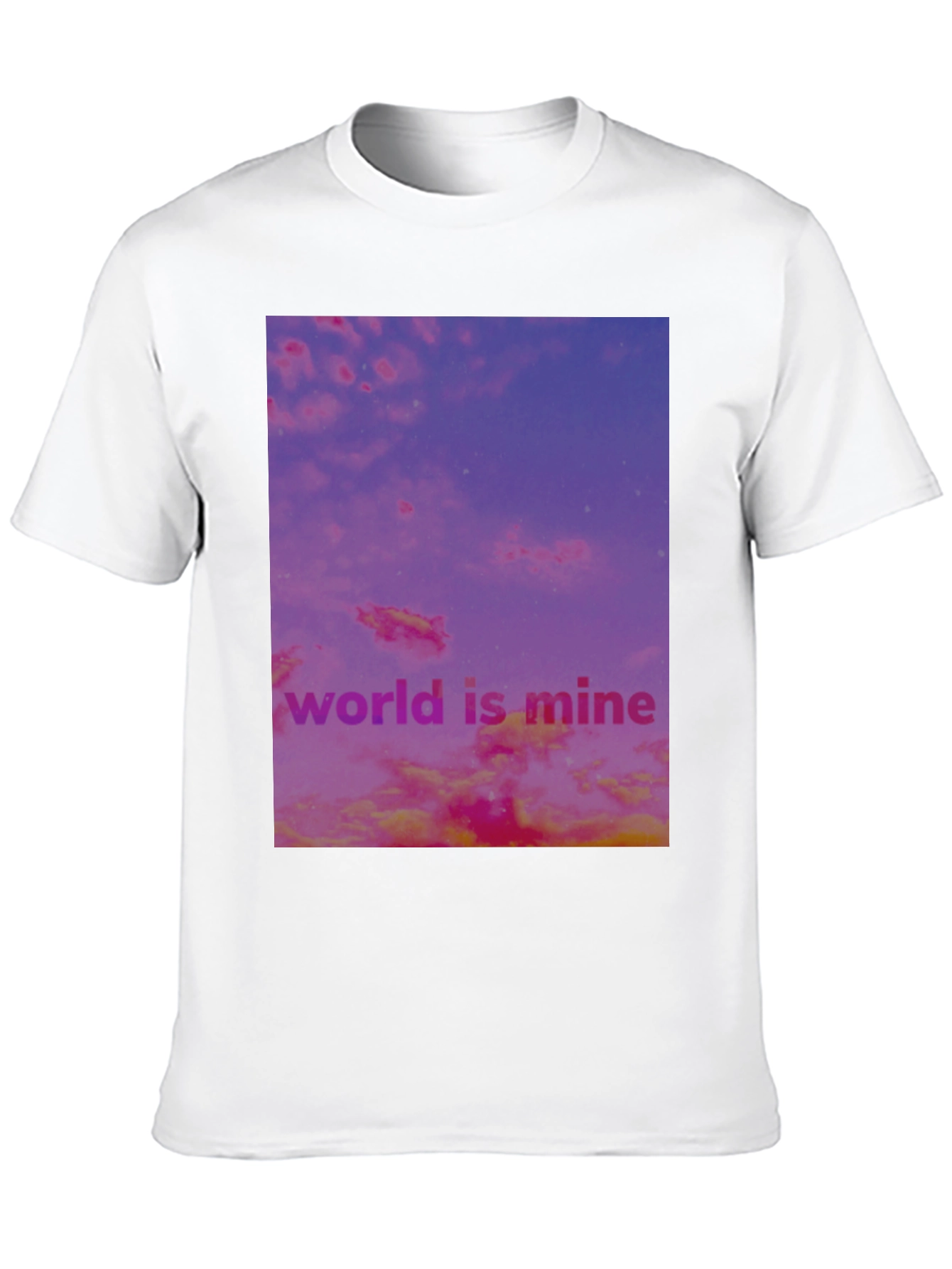 Black World is Mine Graphic Tee - Black Cotton Blend view 10