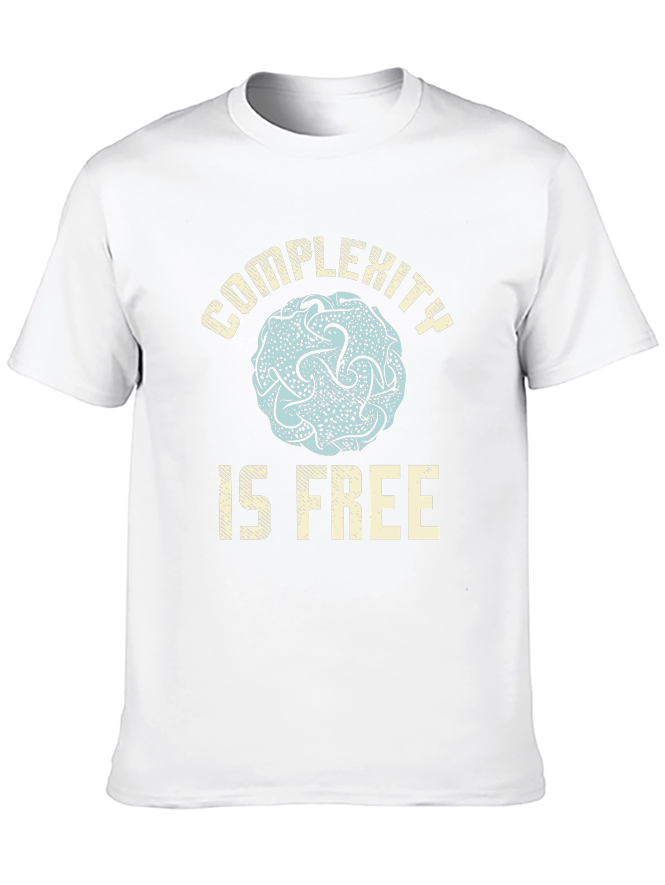 Black Complexity is Free Graphic Tee - Black Casual T-Shirt view 10