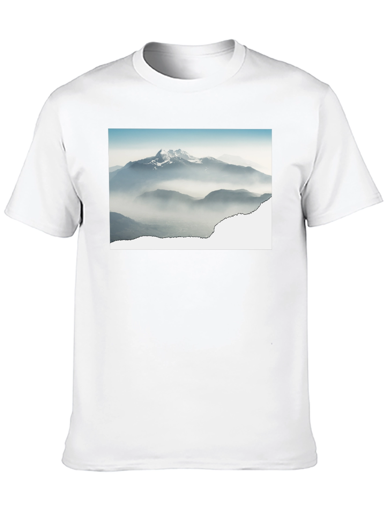 Black Mountains Graphic Black T-Shirt view 10