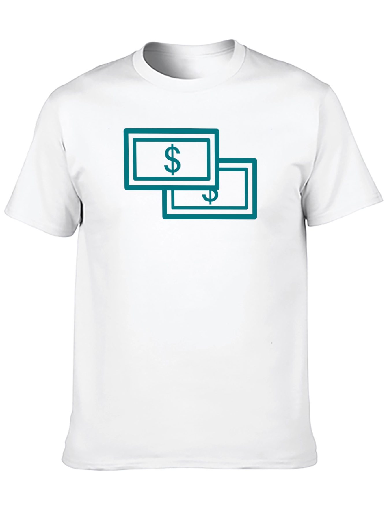 Black Money Graphic Black T-Shirt view 10