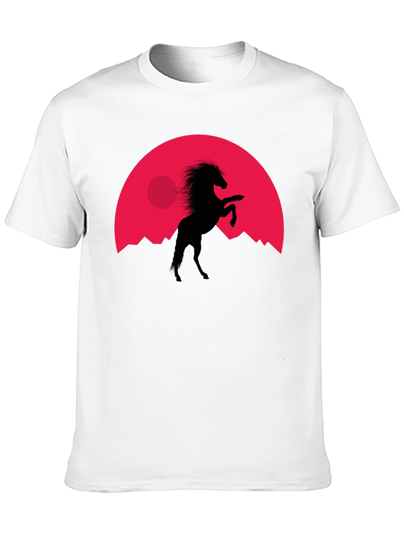 Black Horse Silhouette Tee - Black T-Shirt view 10