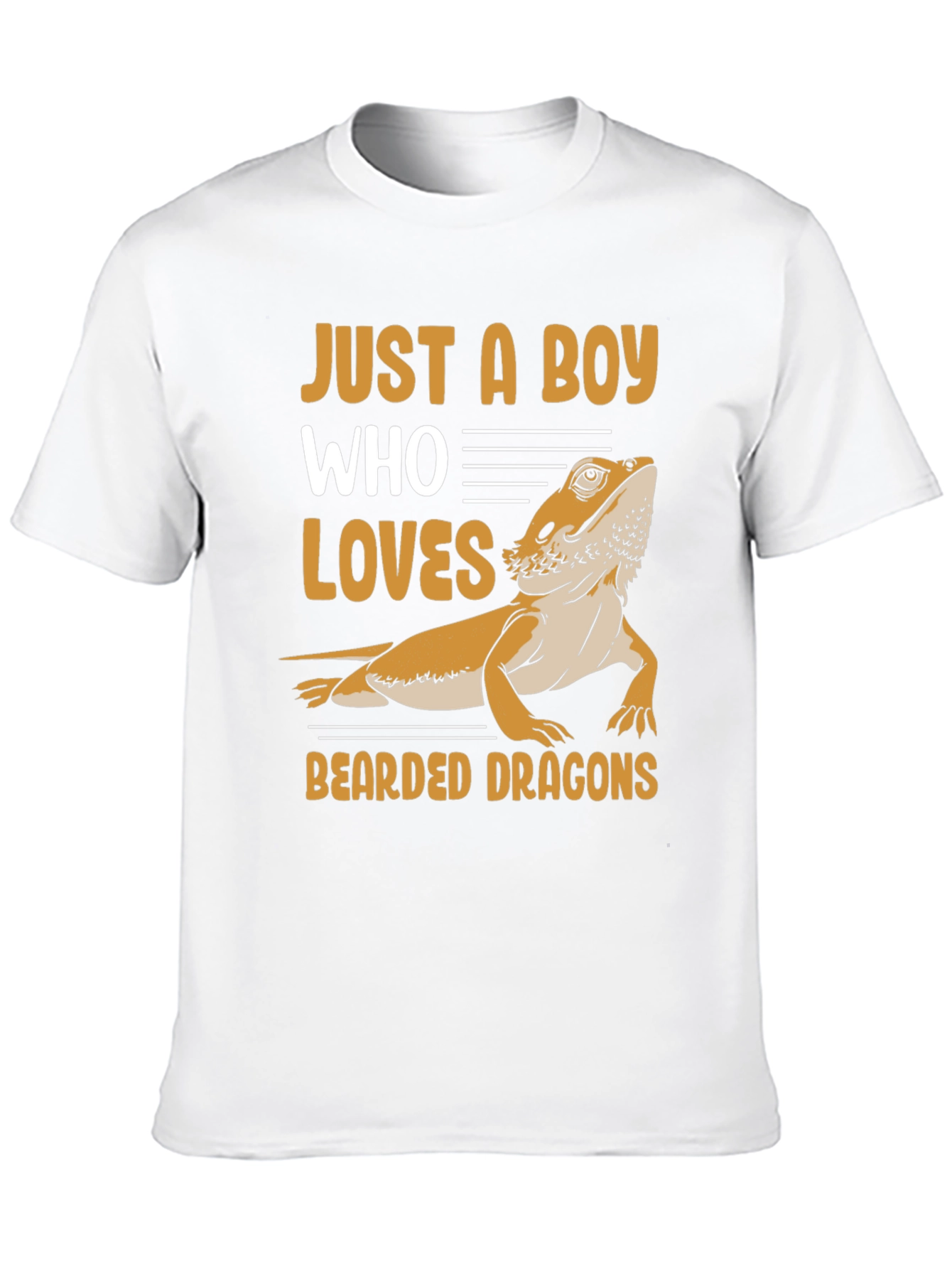 Black Boy Who Loves Bearded Dragons T-Shirt view 10