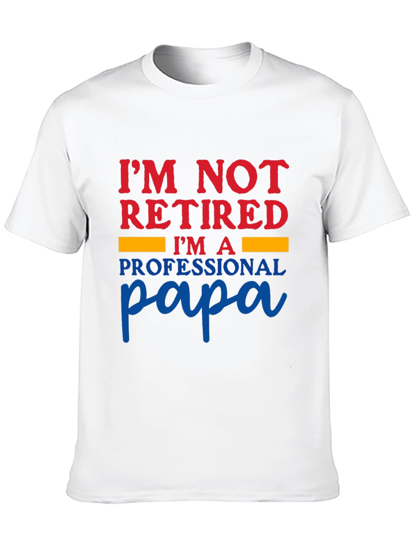 I'm Not Retired I'm a Professional Papa T-Shirt - 10
