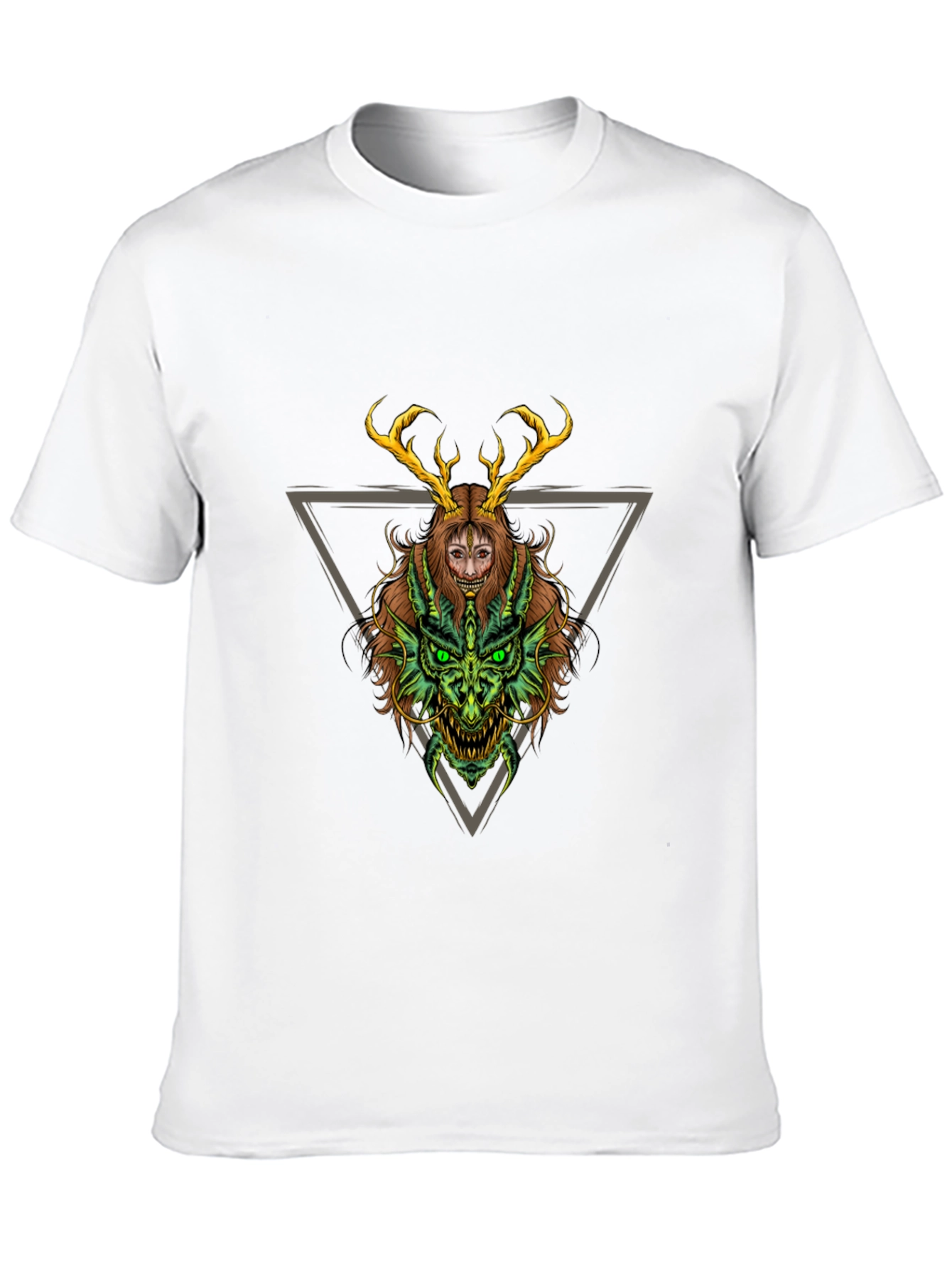 Black Mystic Demon Graphic T-Shirt view 10