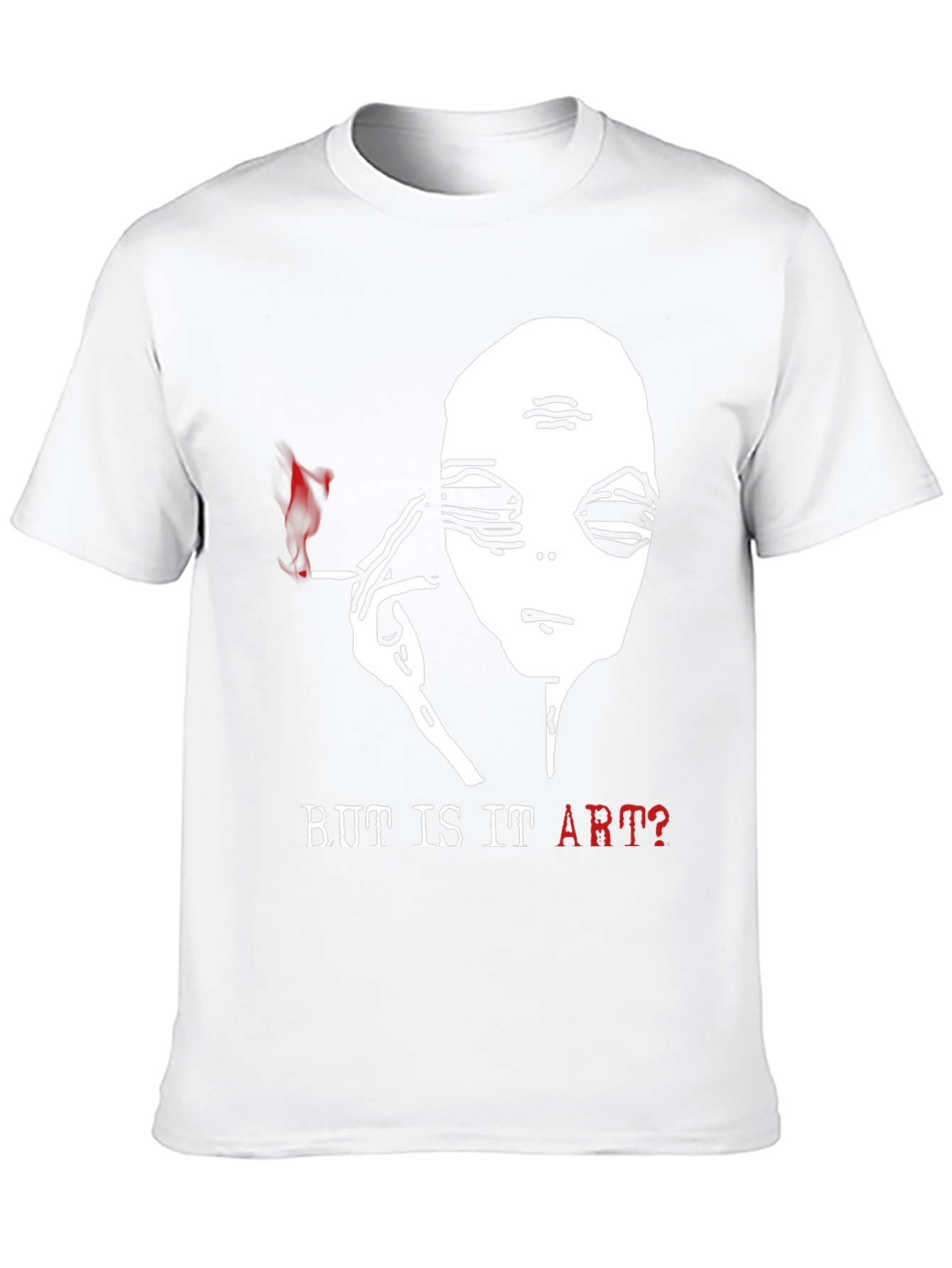 Black Alien Smoking T-Shirt - But Is It Art? view 10