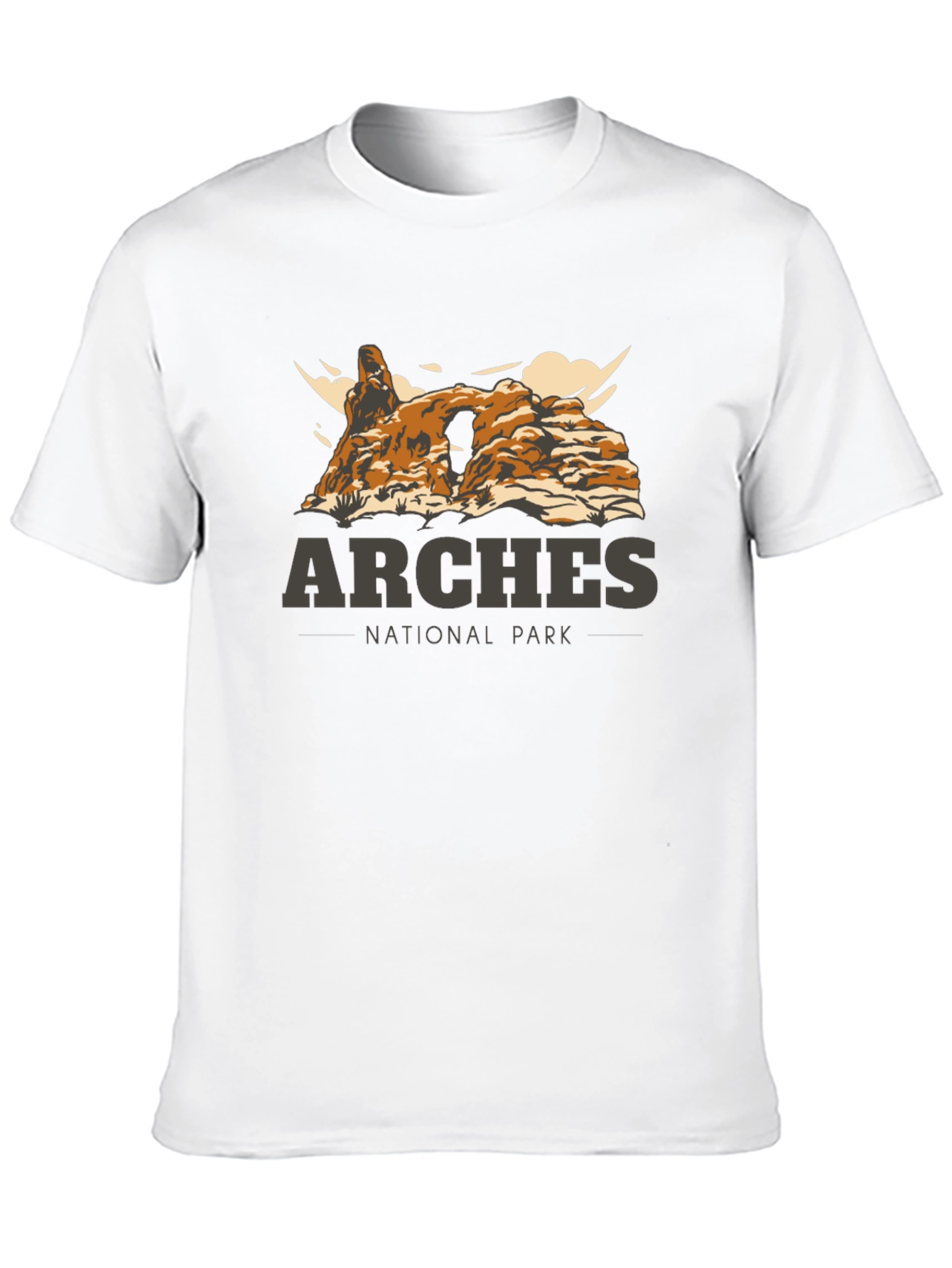 Black Arches National Park Graphic T-Shirt view 10