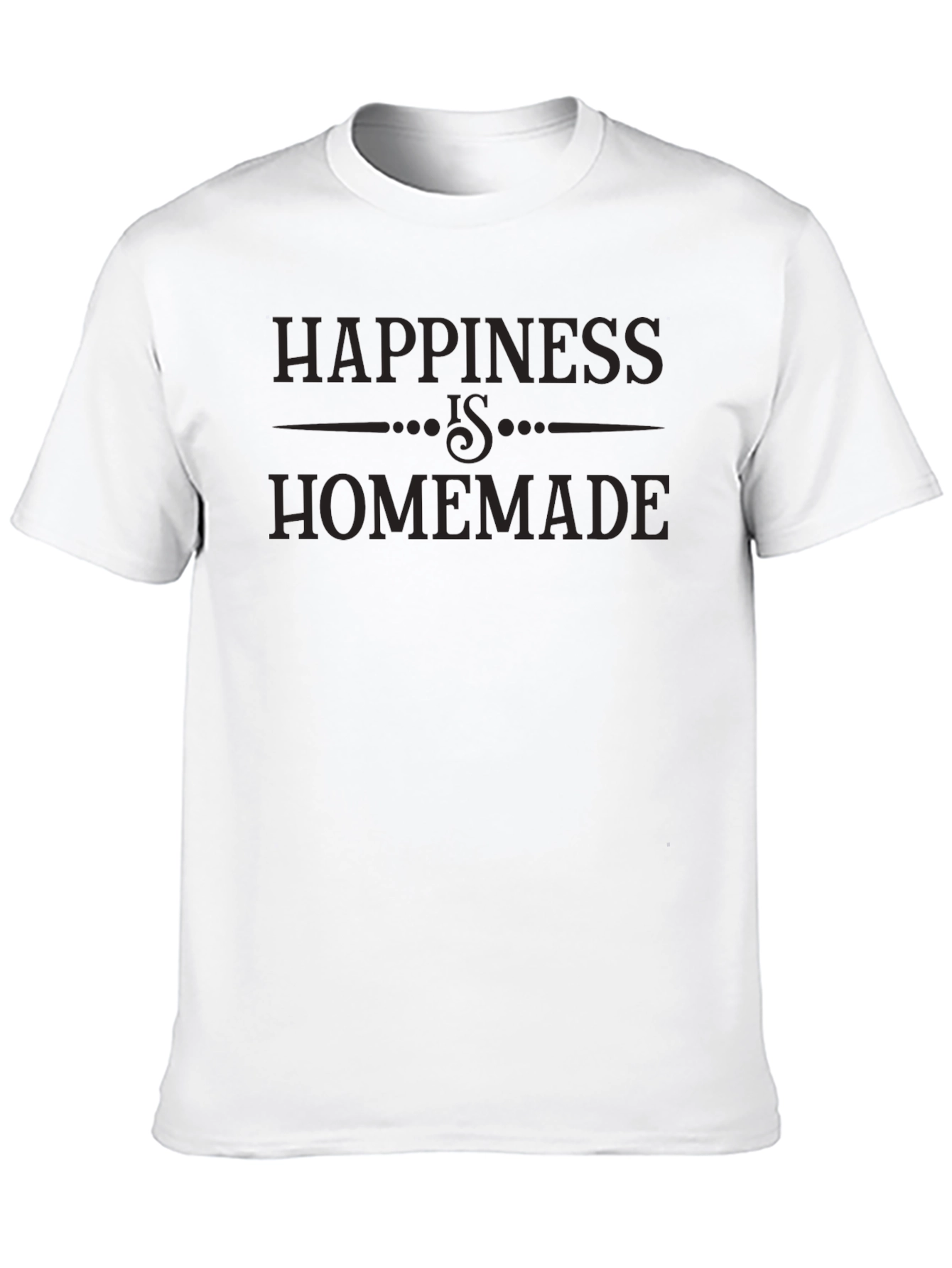 Black Happiness Is Homemade - Men's Black Tee view 10