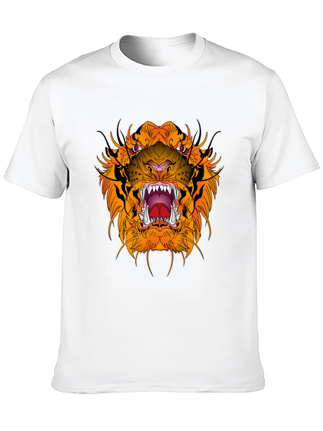 Black Black Tiger Graphic Tee - Fierce Style view 10