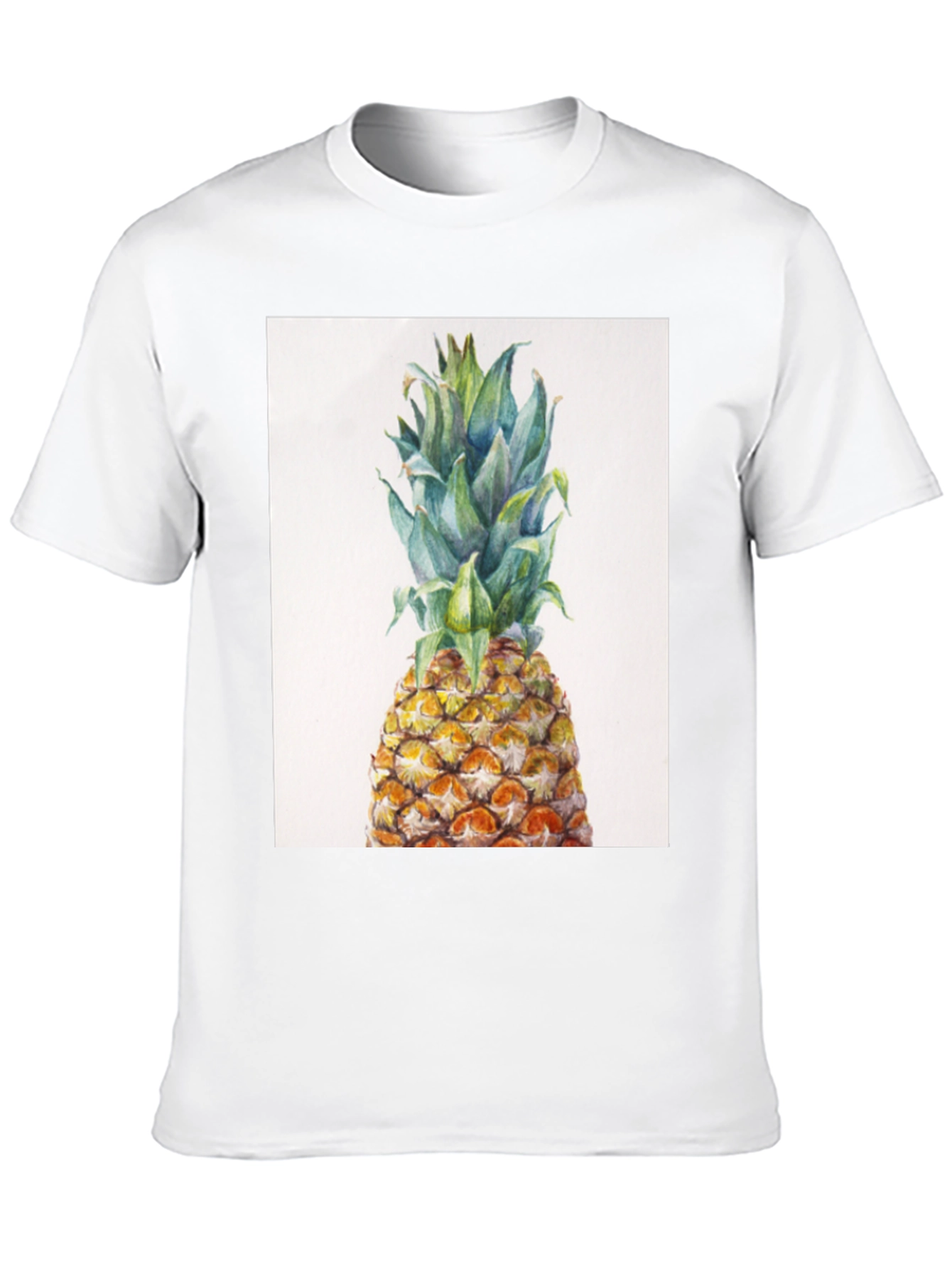Black Pineapple Graphic Tee - Tropical Fruit Design view 10