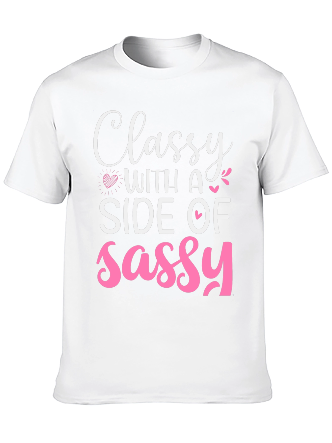 Black Classy with a Side of Sassy Graphic Tee view 10