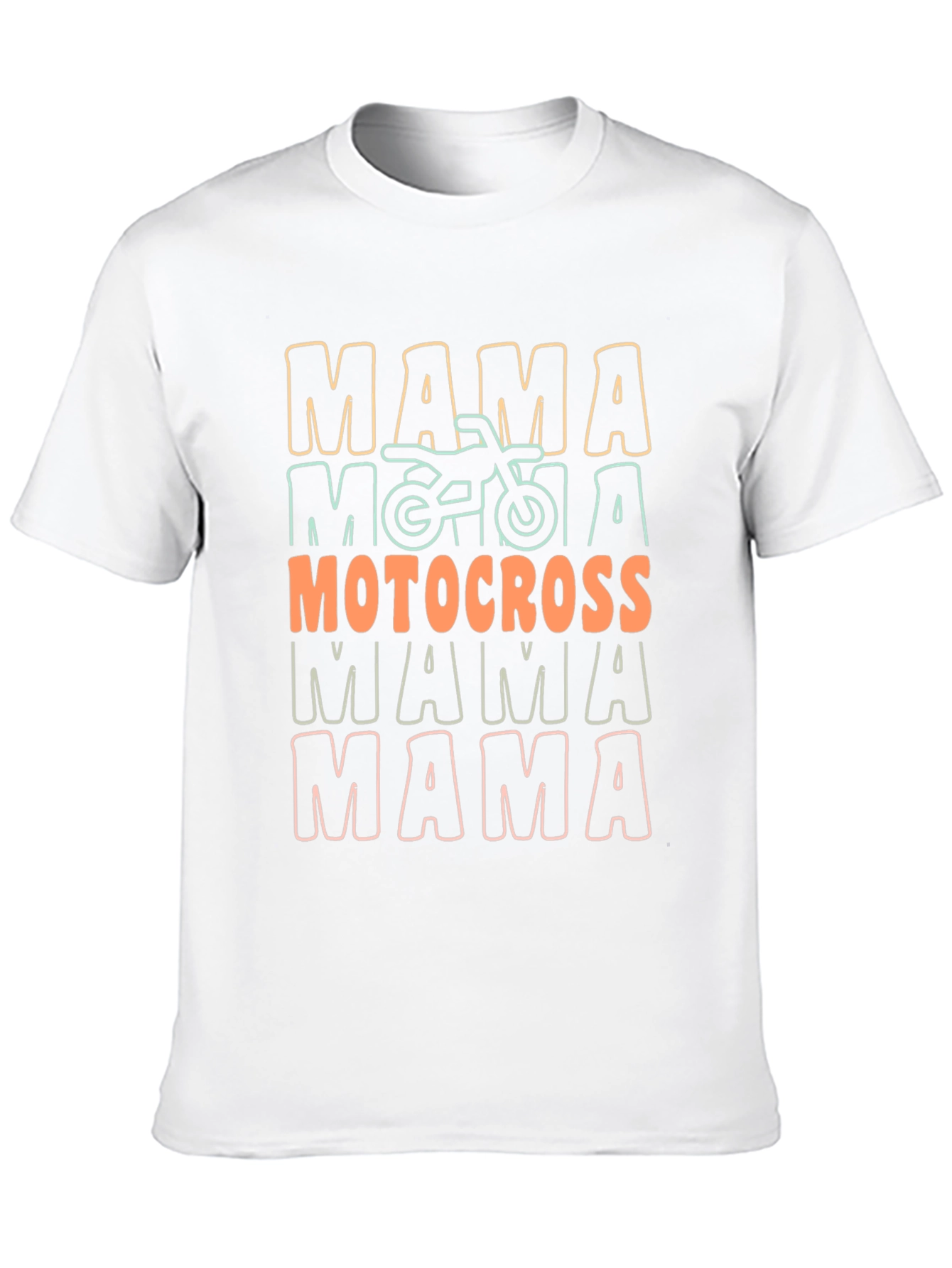 Black Mama Motocross Graphic T-Shirt view 10