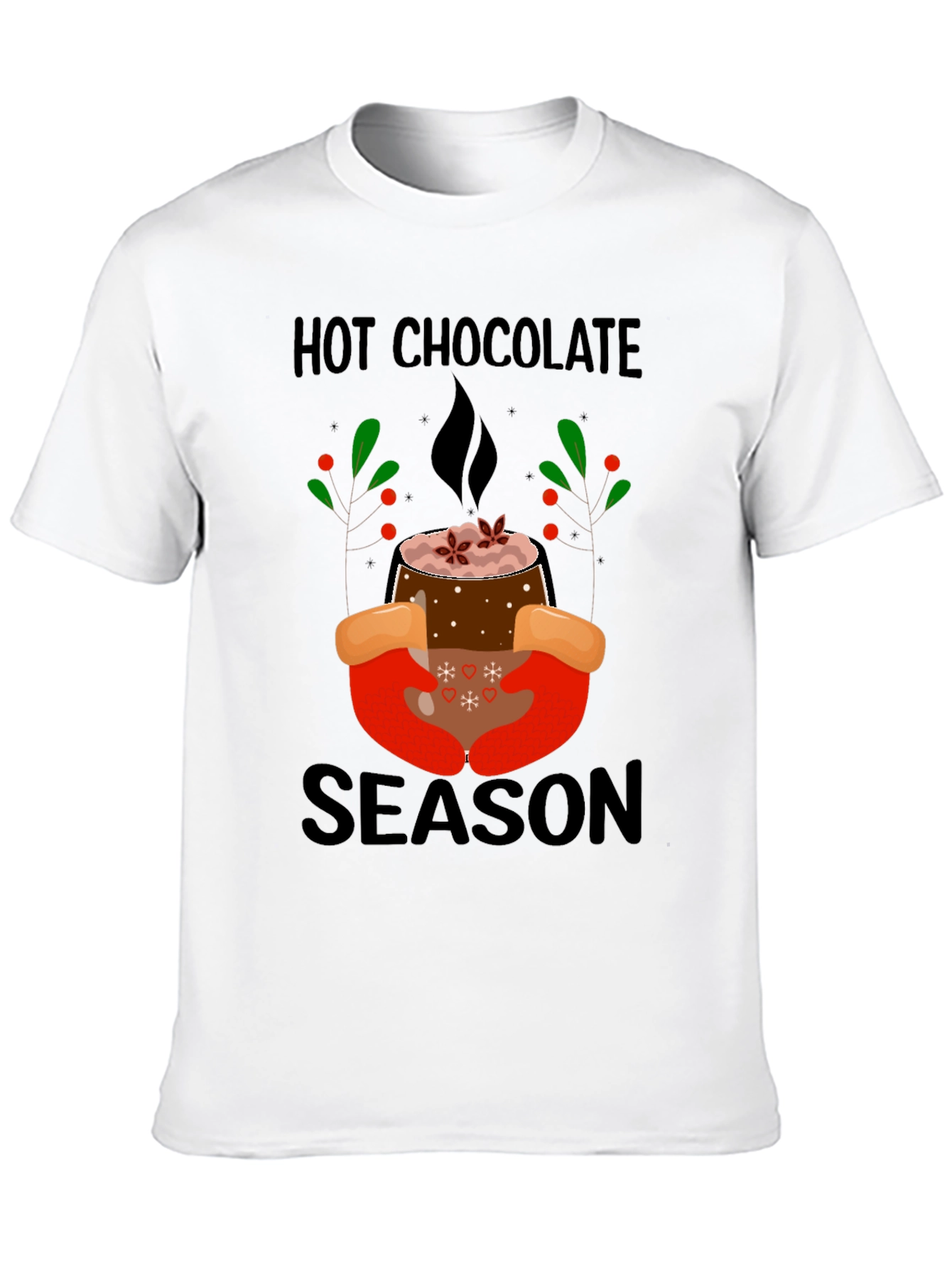 Black Hot Chocolate Season Graphic Tee view 10