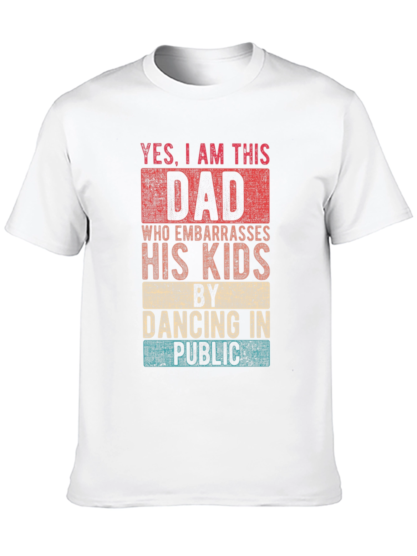 Black Funny Dad Dancing T-Shirt  view 10