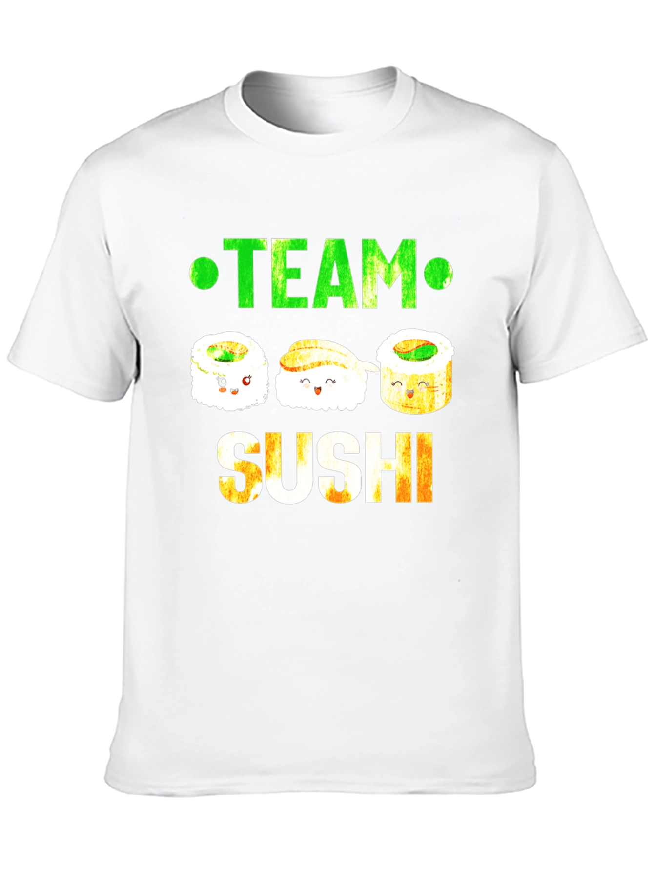 Black Team Sushi Graphic T-Shirt - Foodie Fun! view 10
