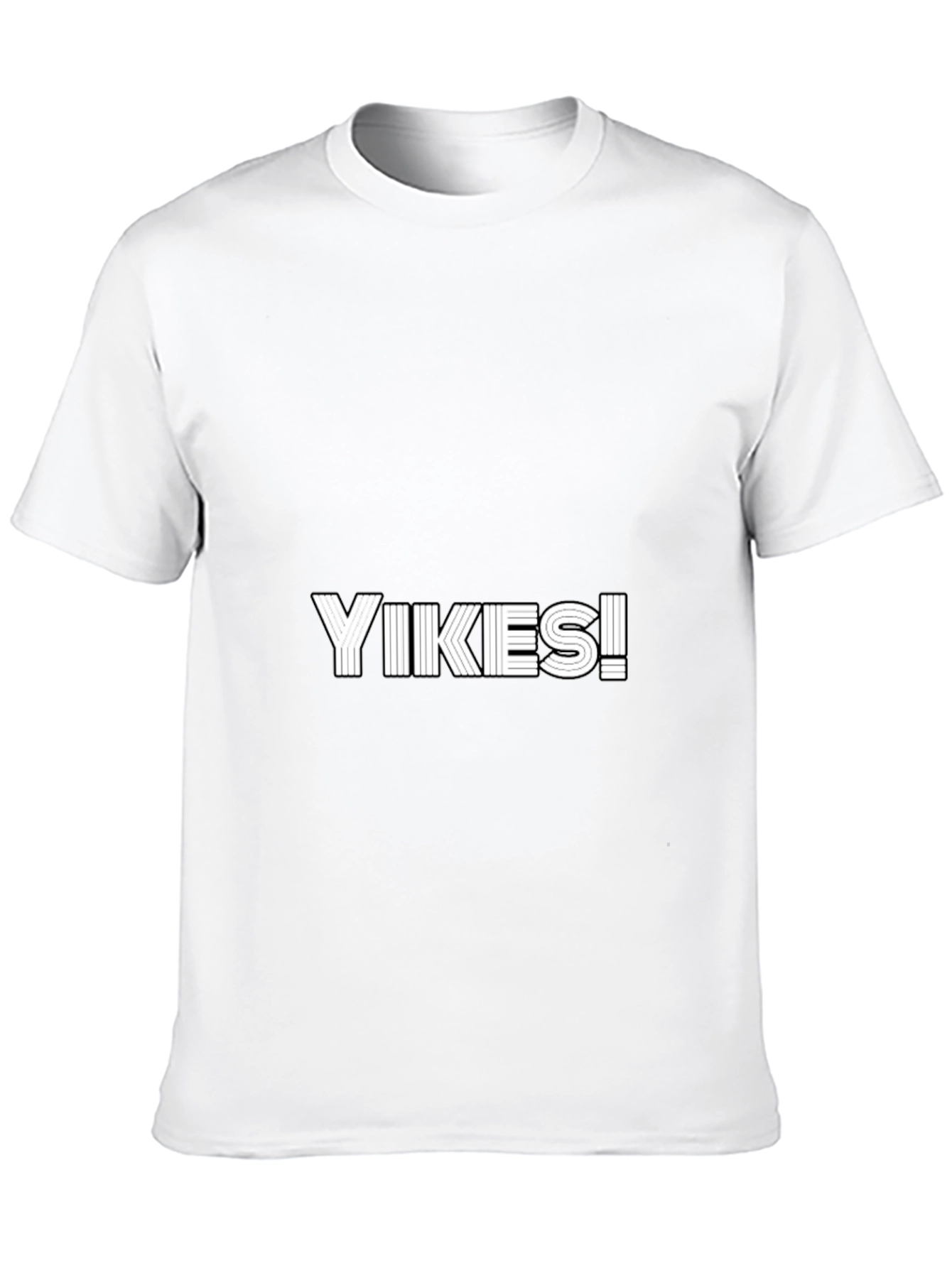 Black Yikes Graphic T-Shirt - Casual Style view 10