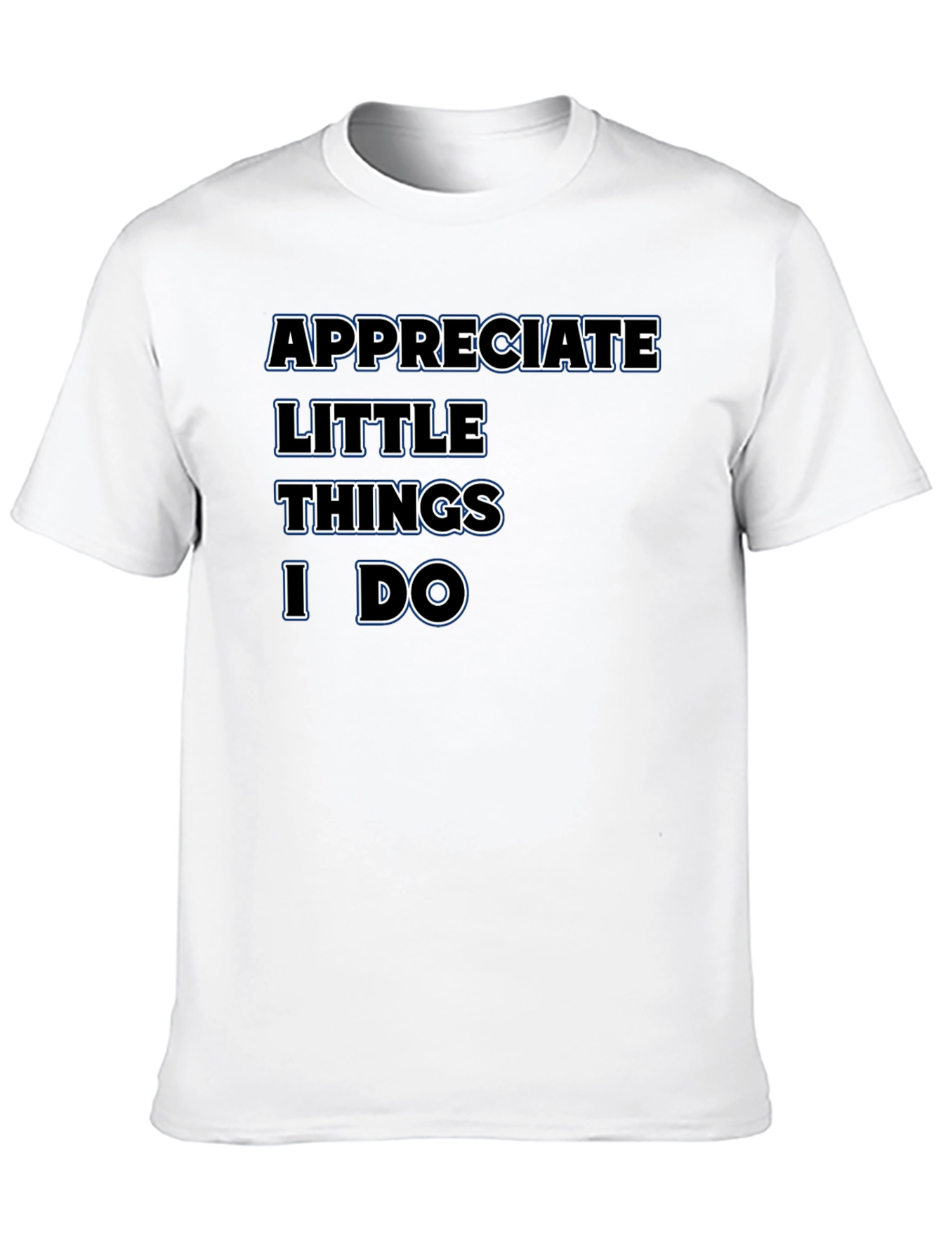Black Appreciate Little Things Graphic Tee view 10