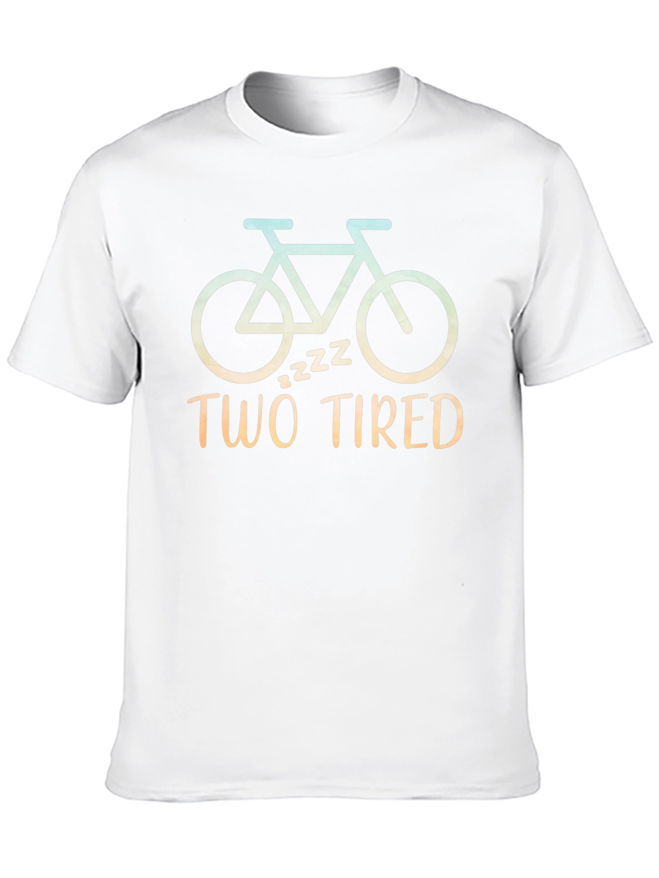 Black Two Tired Bicycle Graphic T-Shirt view 10