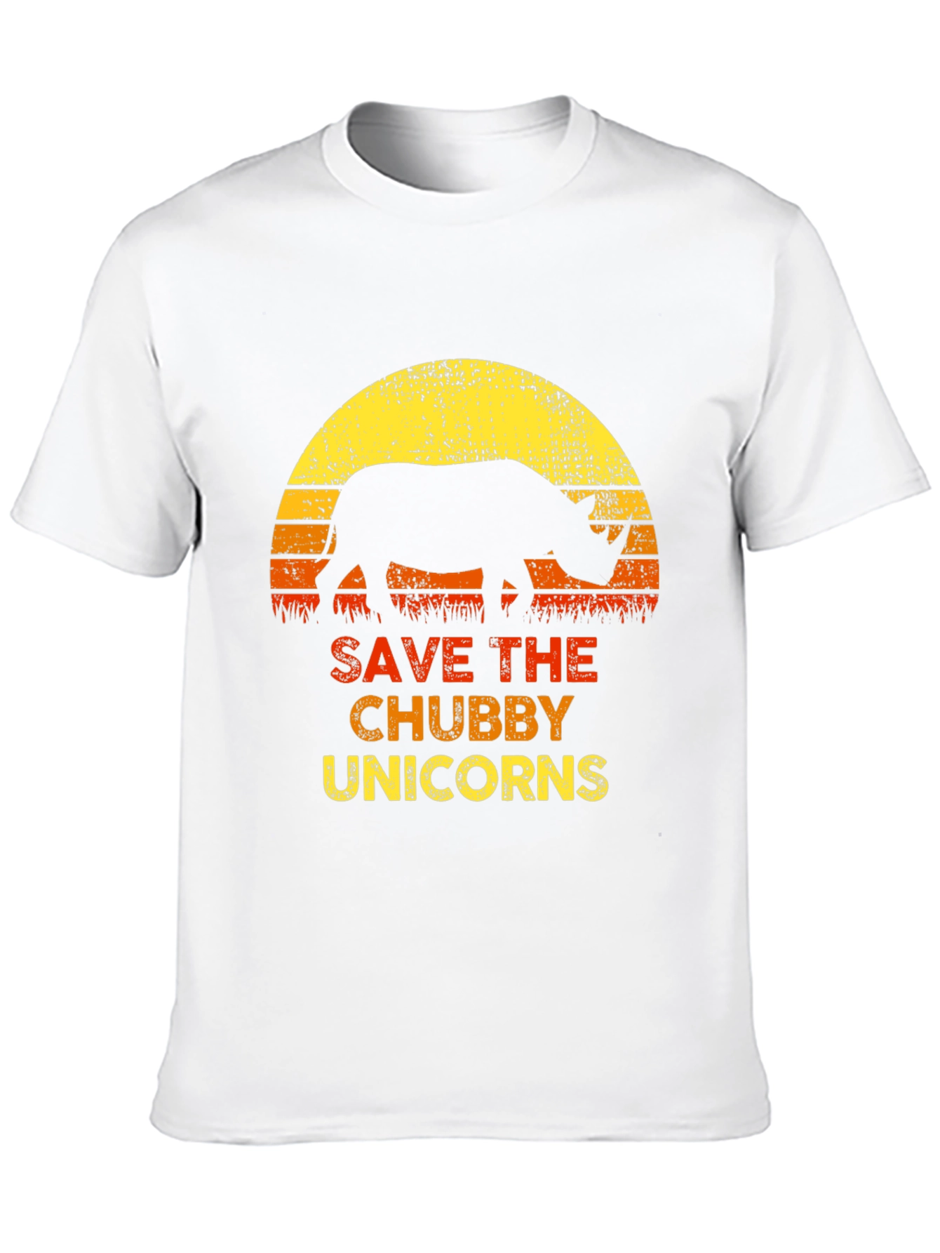 Black Save The Chubby Unicorns Black T-Shirt view 10