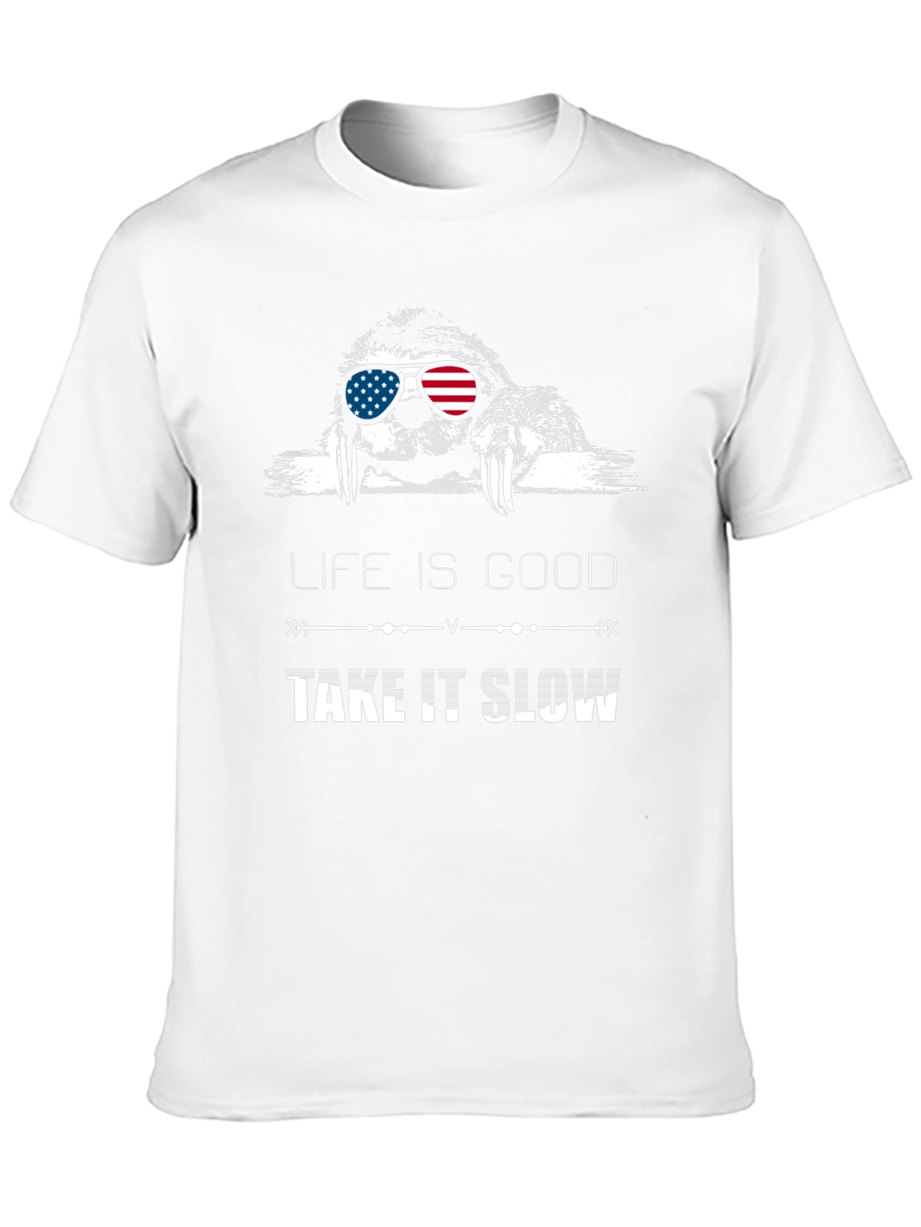 Black Life is Good Take It Slow Sloth T-Shirt view 10