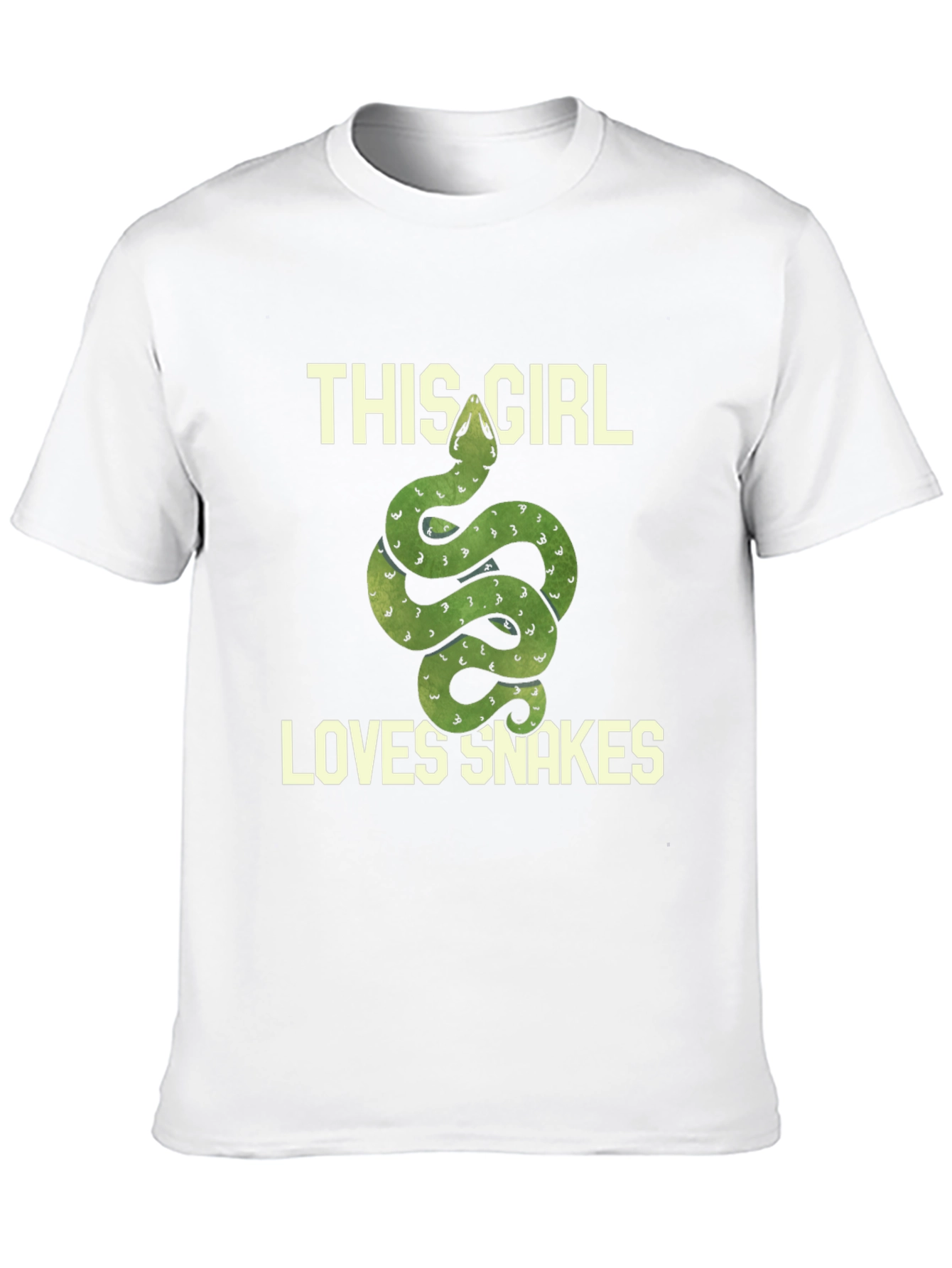 Black This Girl Loves Snakes T-Shirt view 10