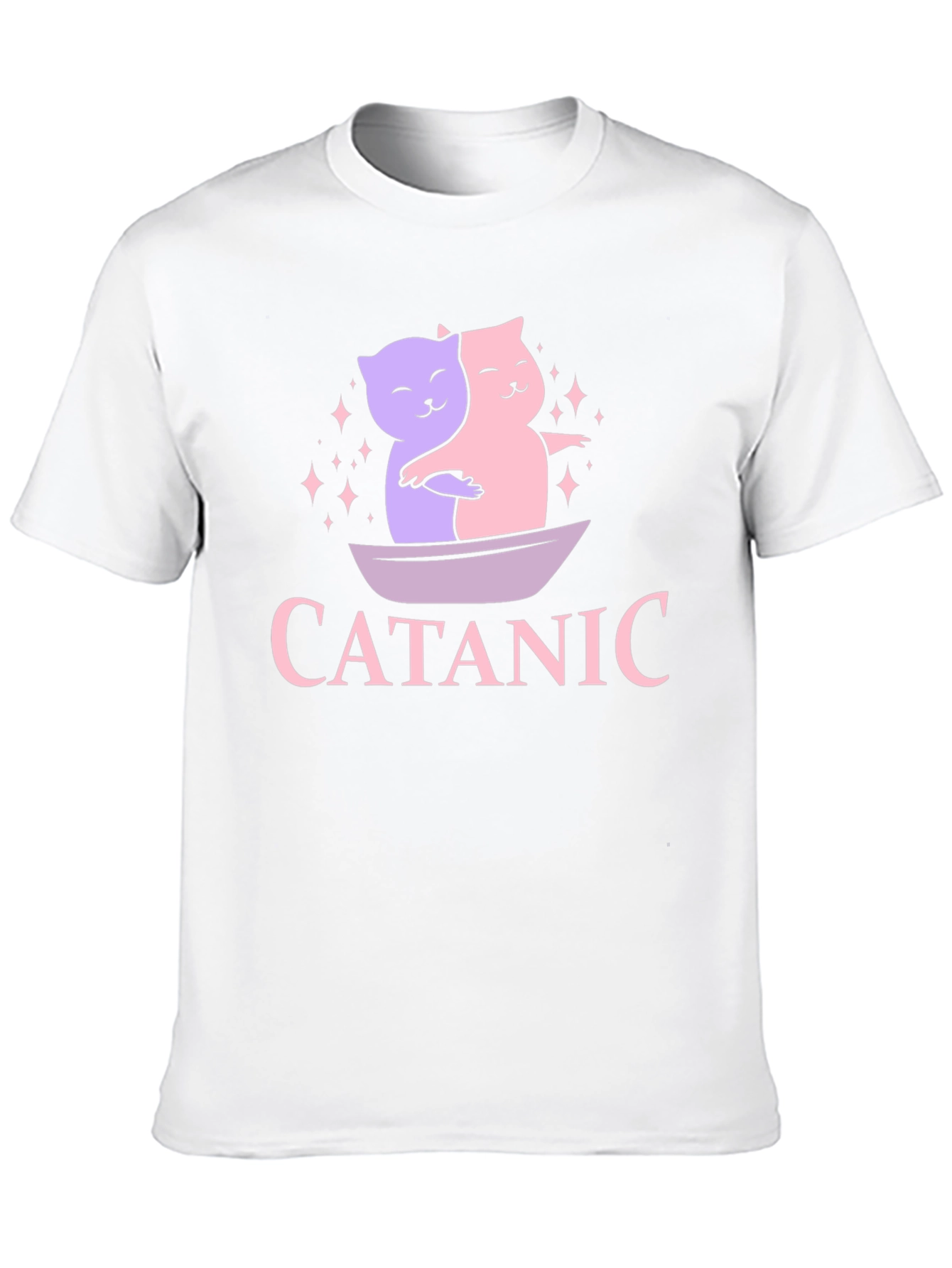 Black Cat Lovers T-Shirt: Titanic Theme view 10
