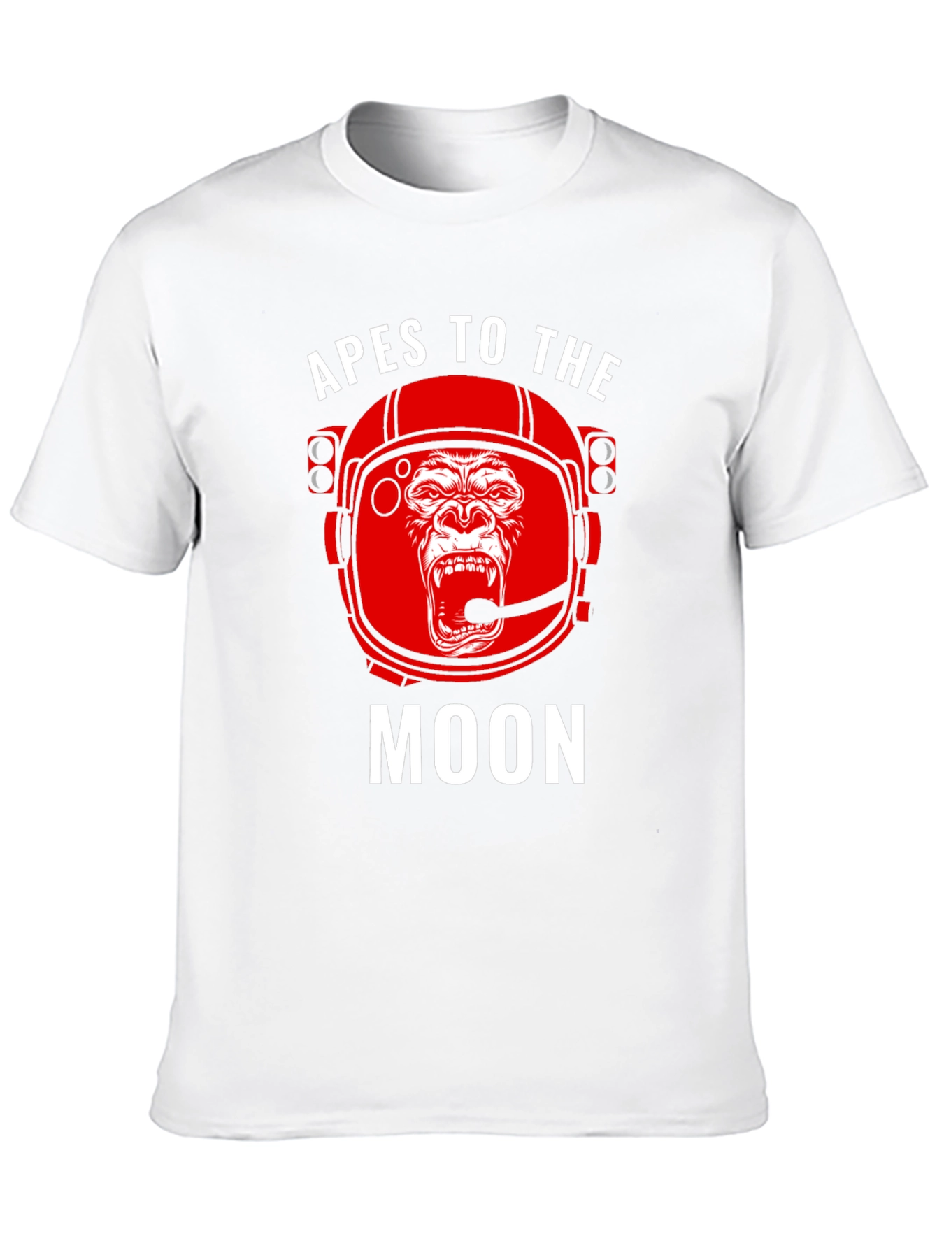 Black Apes to the Moon Graphic T-Shirt - Crypto Meme Tee view 10