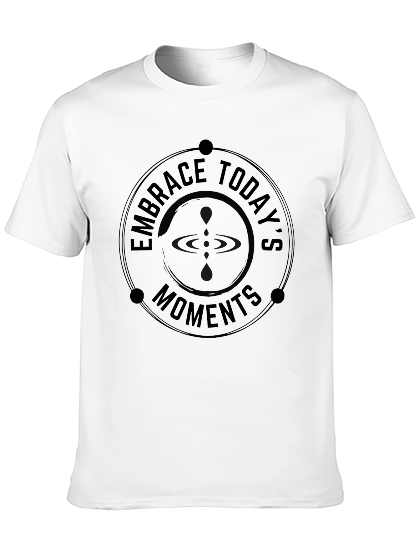 Black Embrace Today's Moments Black Graphic Tee view 10