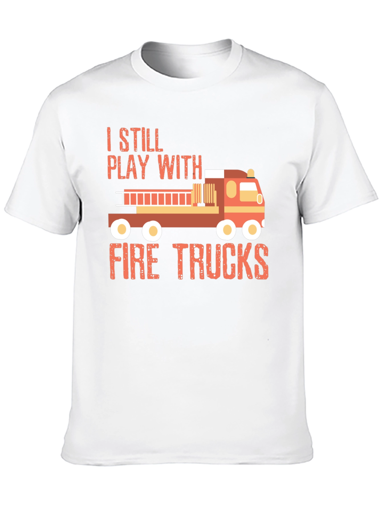 Black Fire Trucks T-Shirt - Play with Fire Trucks! view 10