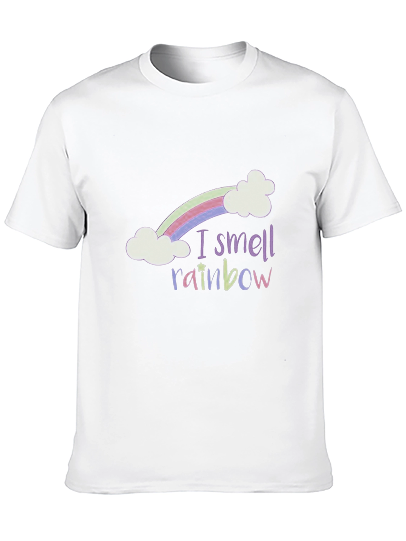 Black I Smell Rainbow T-Shirt Funny Graphic Tee view 10