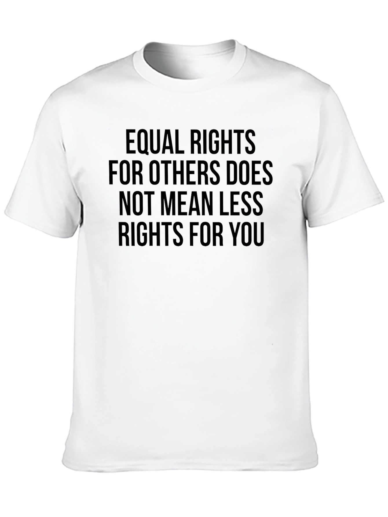 Black Equal Rights Graphic Tee view 10