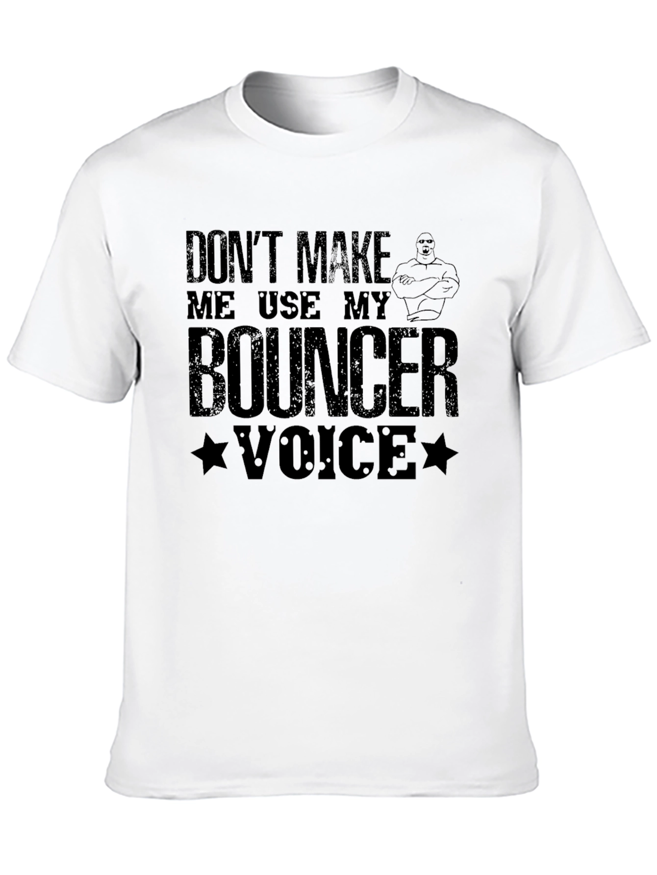 Black Bouncer Voice Graphic Tee - Black view 10