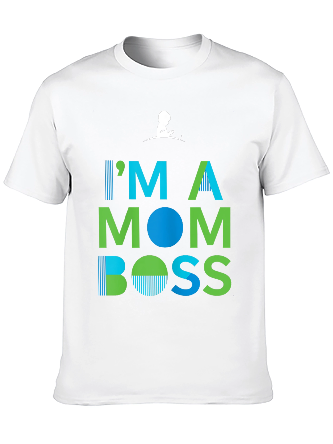 Black I'm A Mom Boss T-Shirt view 10