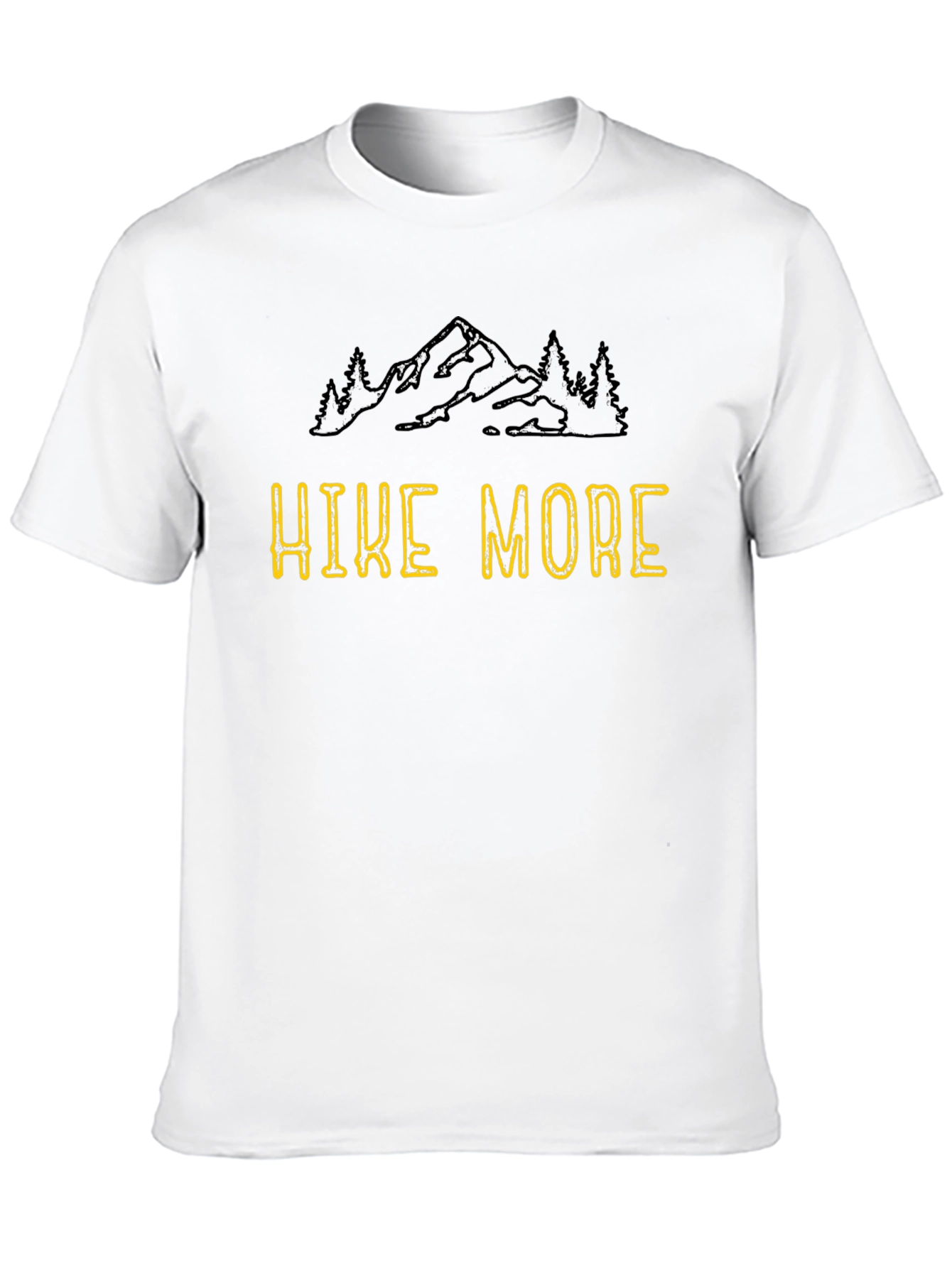 Black Hike More Black Graphic Tee view 10