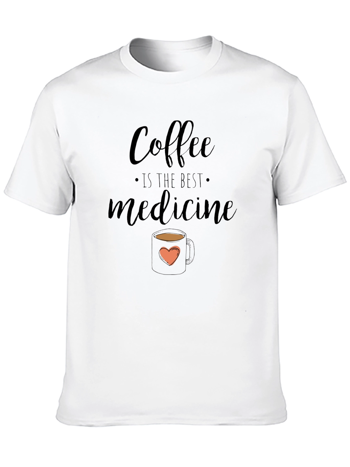 Black Coffee is the Best Medicine T-Shirt view 10