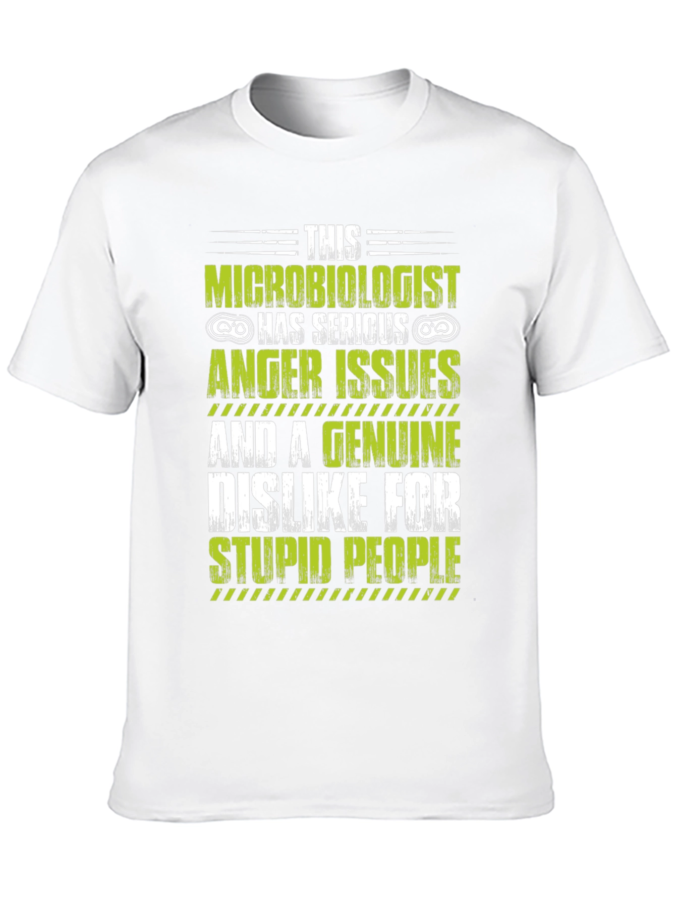 Black Microbiologist Anger Issues Graphic T-Shirt view 10