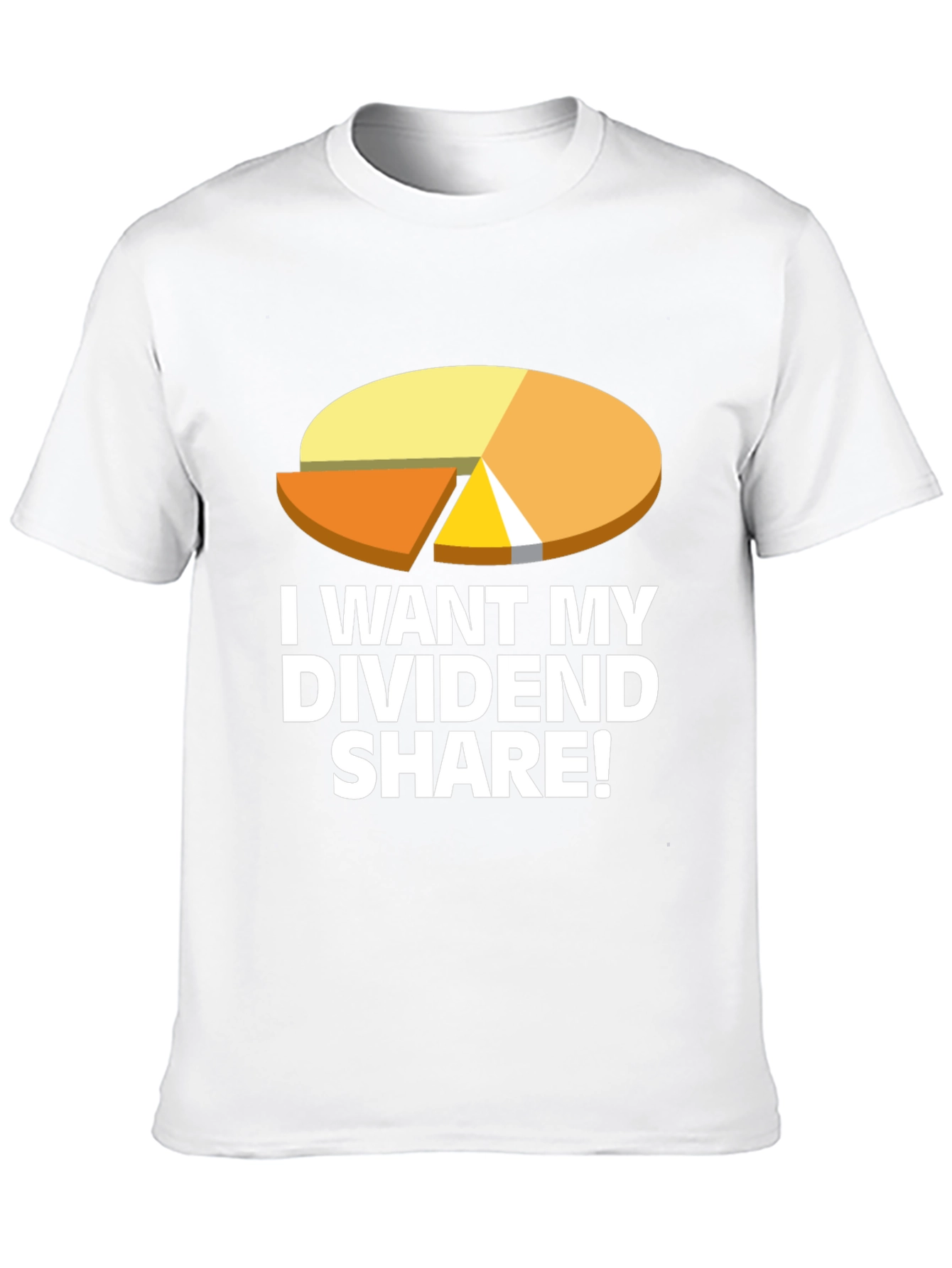 Black Dividend Share T-Shirt - Black Graphic Tee view 10