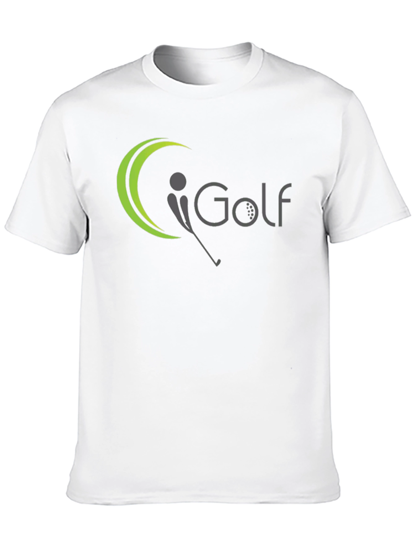 Black Golf Graphic T-Shirt - Black Cotton Tee view 10