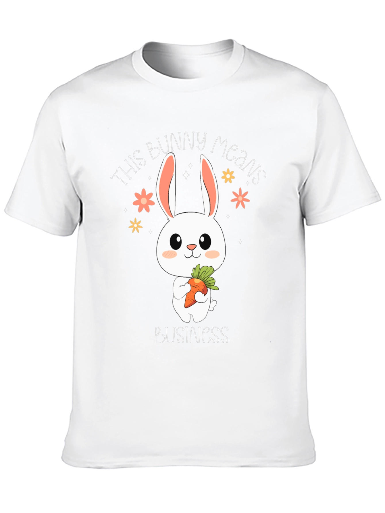 Black Bunny Business Graphic Tee - Cute Easter Shirt view 10
