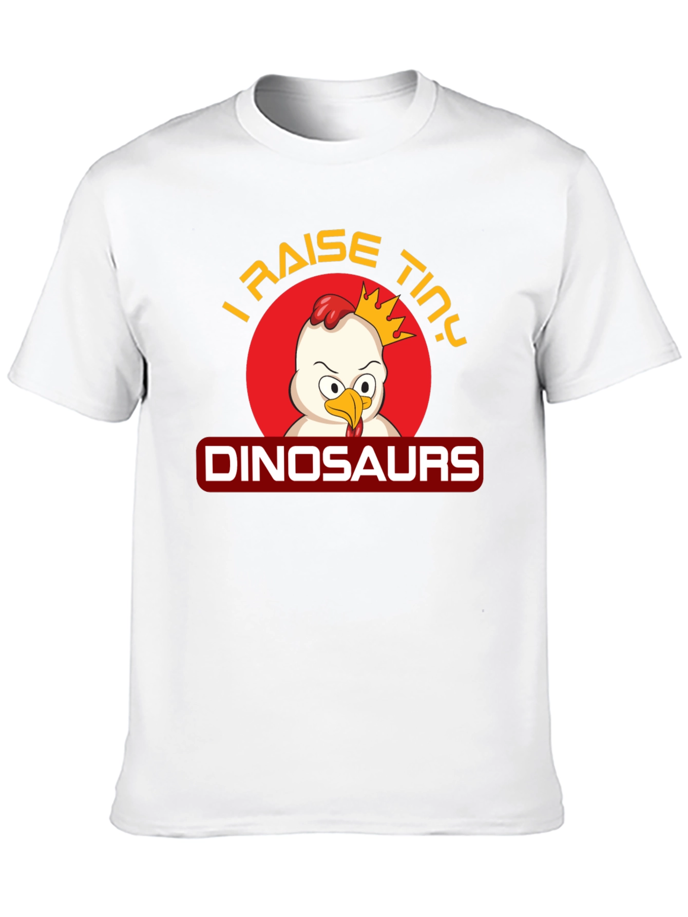 Black I Raise Tiny Dinosaurs Black T-Shirt view 10