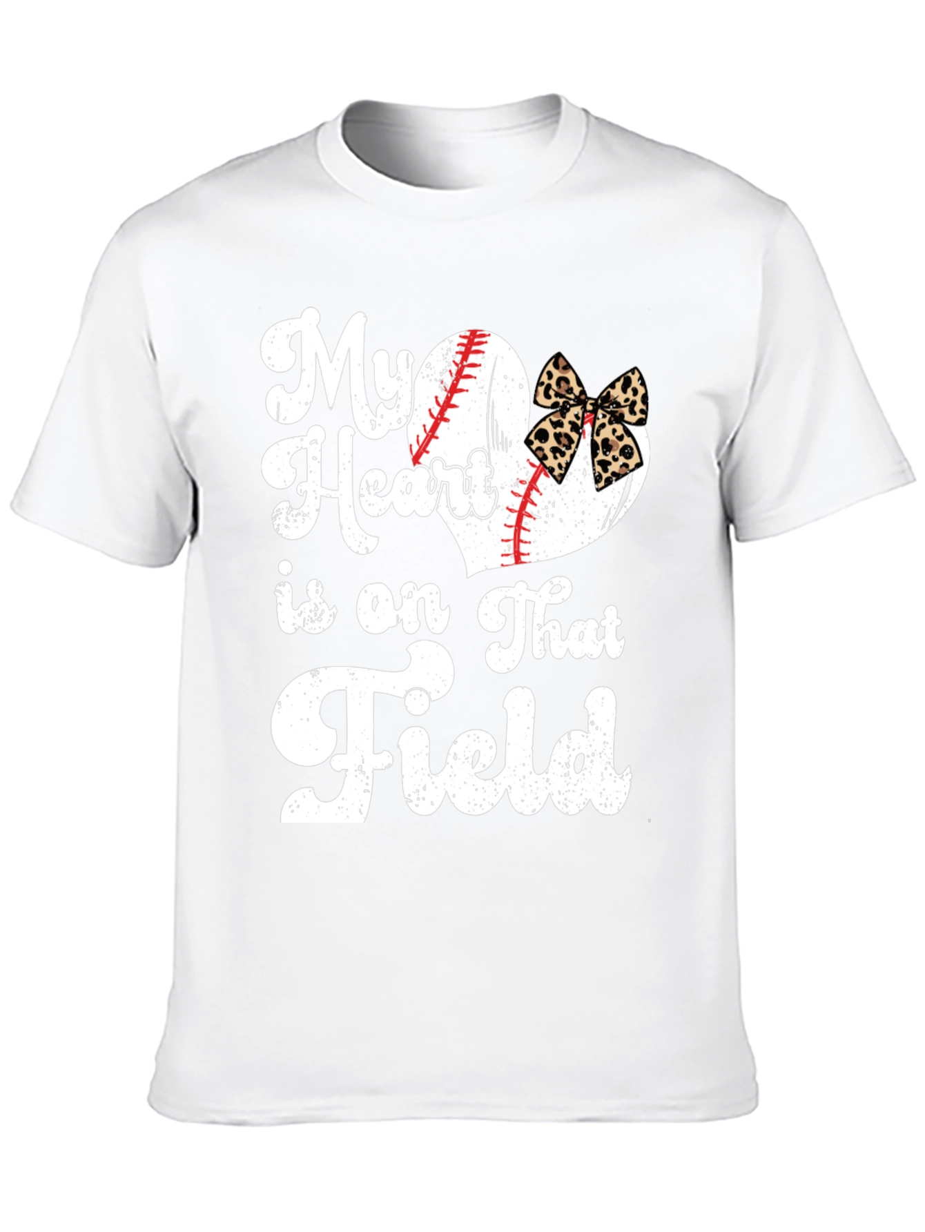 My Heart Is On That Field Baseball Graphic T-Shirt - 10