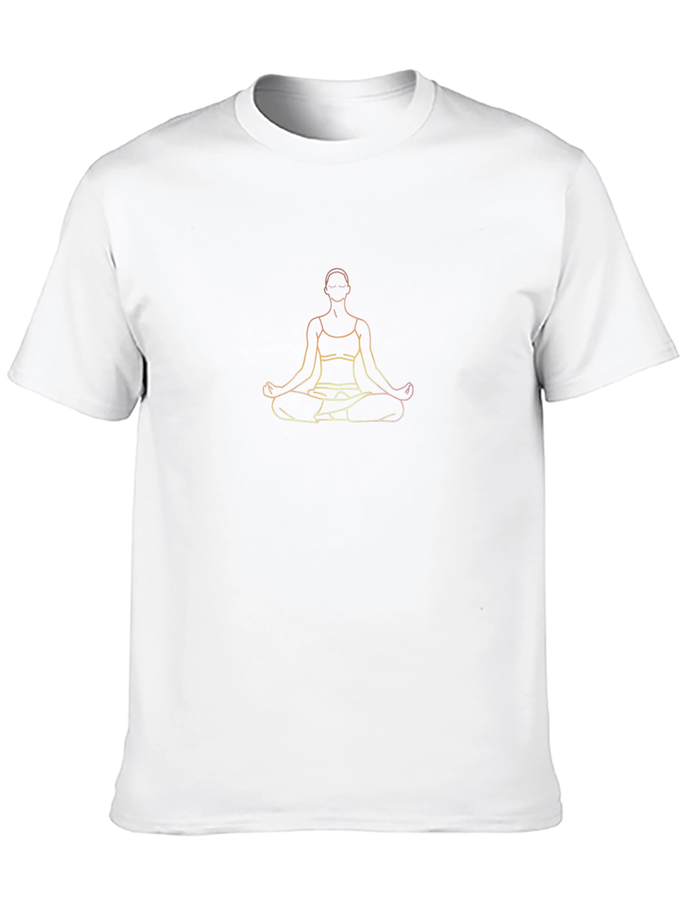 Black Yoga Pose Graphic Tee - Black view 10
