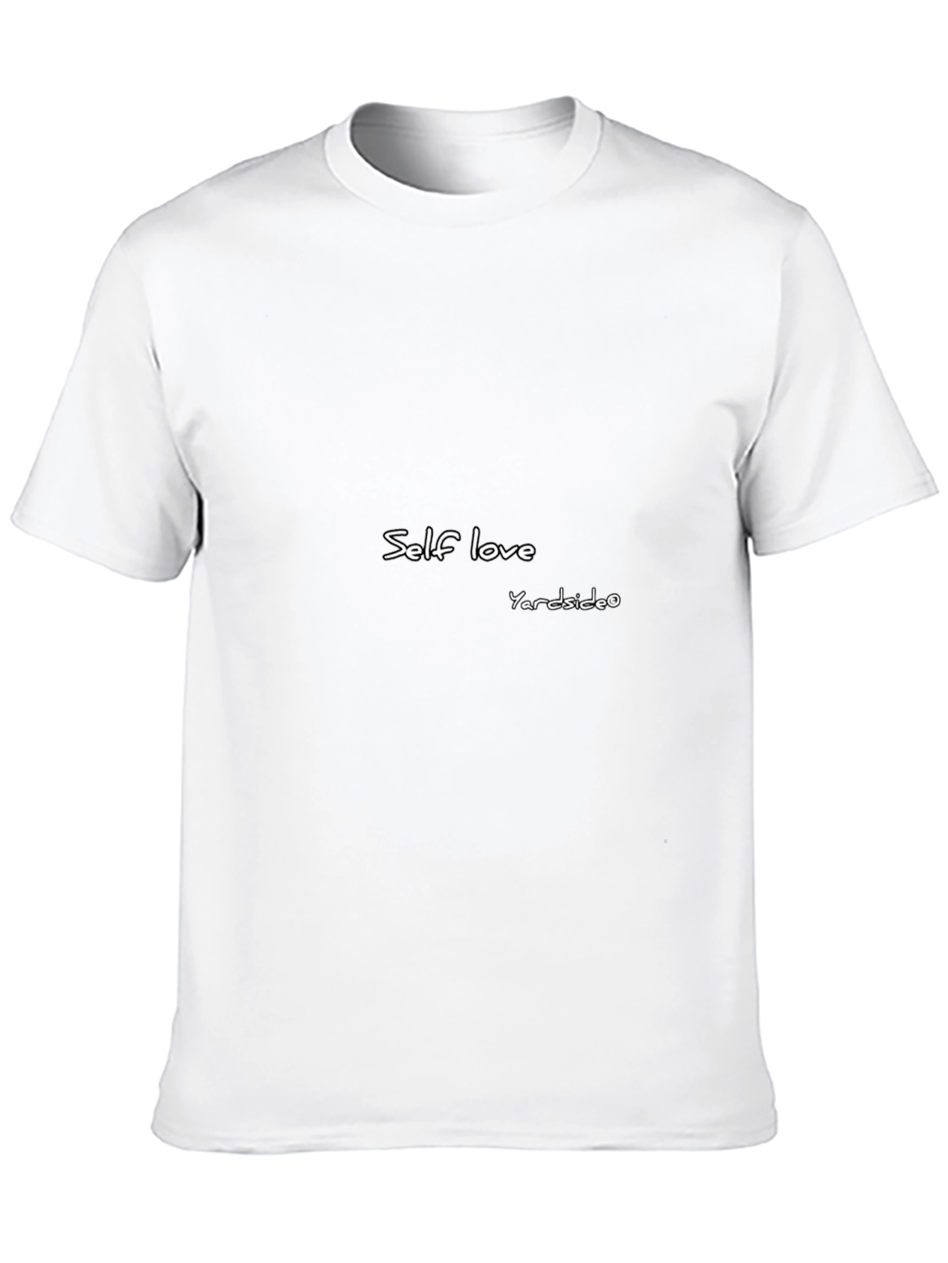 Black Self Love Black Graphic Tee | Yardside view 10