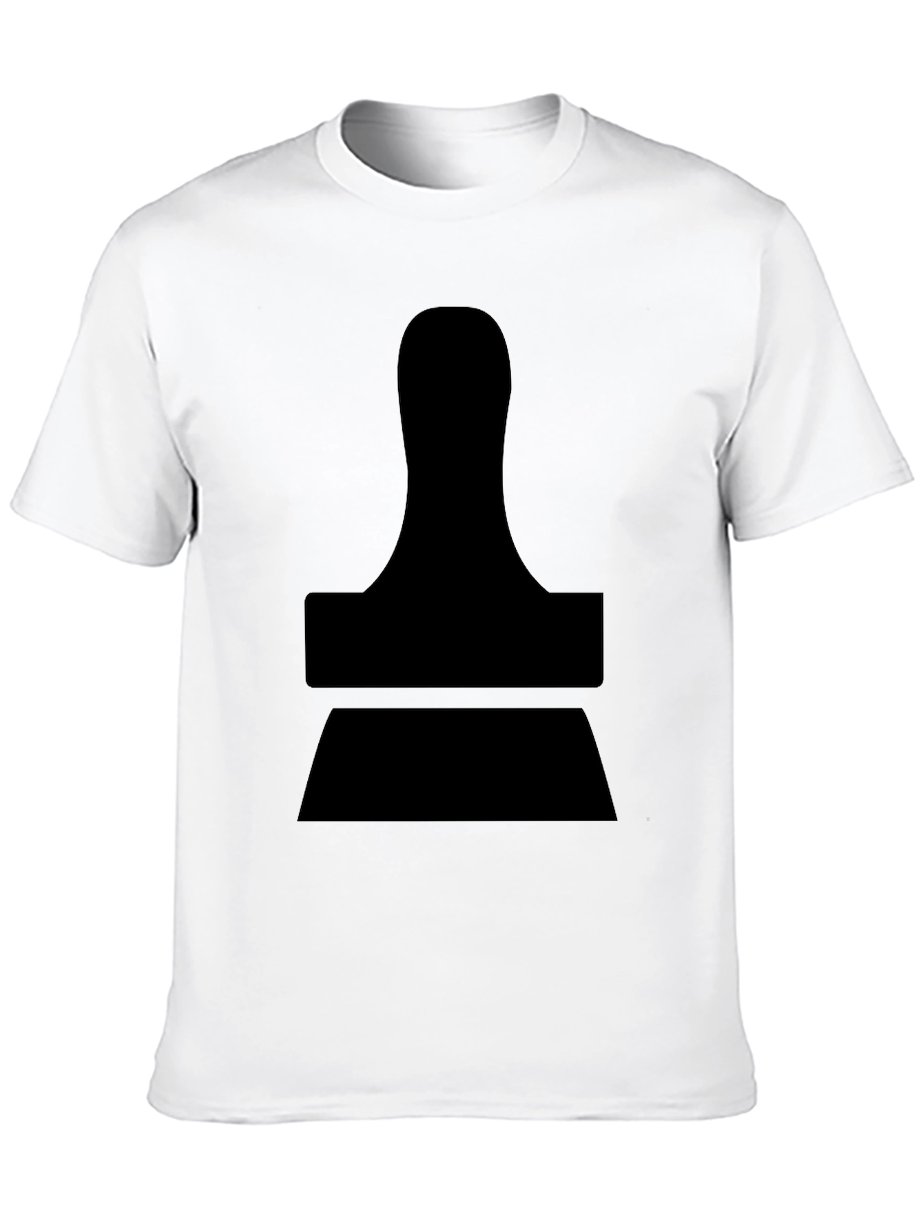 Black Modern Stamp Graphic Black T-Shirt view 10