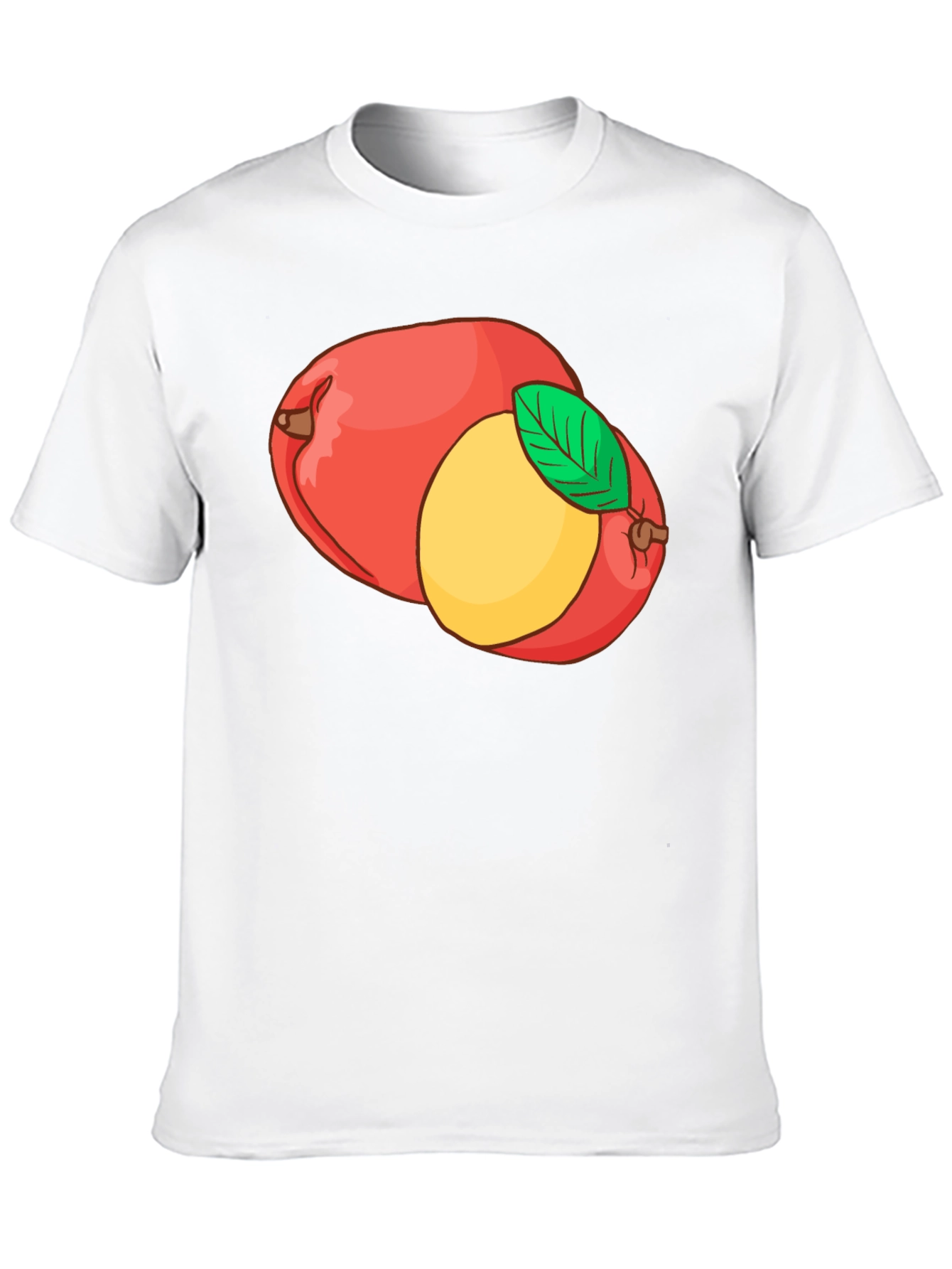 Black Mango Graphic Tee - Summer Fruit T-Shirt view 10