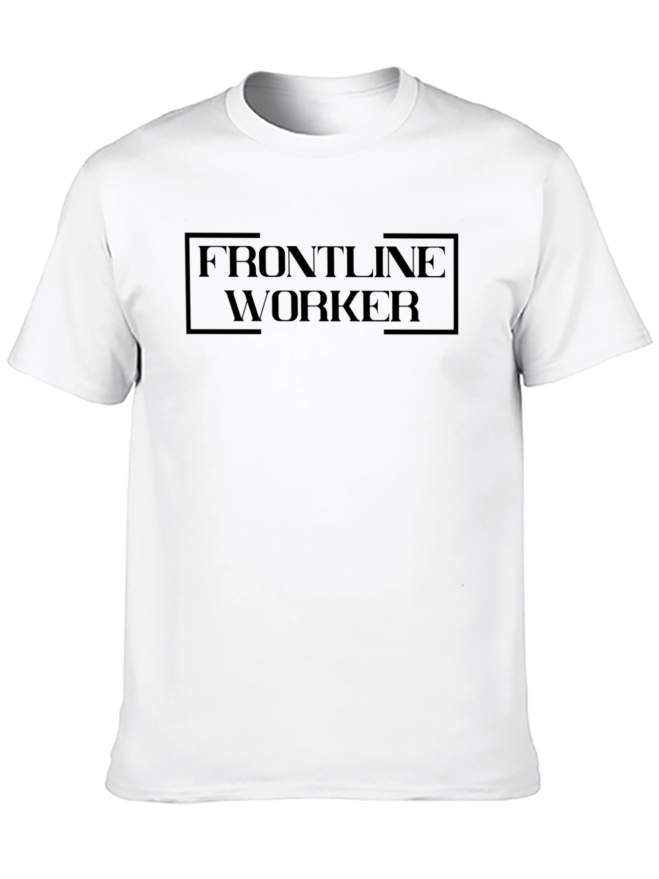 Black Frontline Worker Graphic Tee - Black view 10