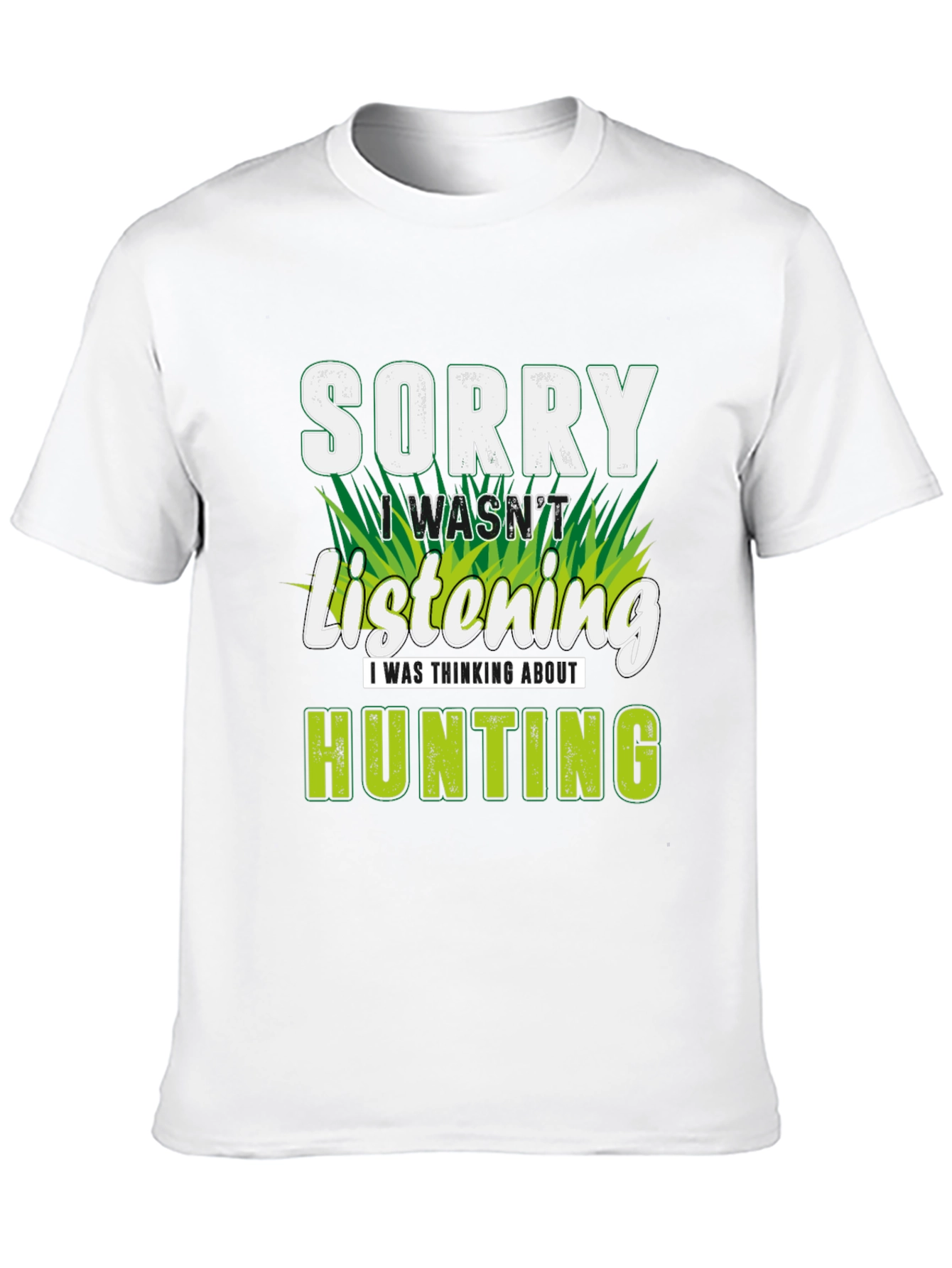Black Sorry Hunting T-Shirt - Gift for Hunters view 10
