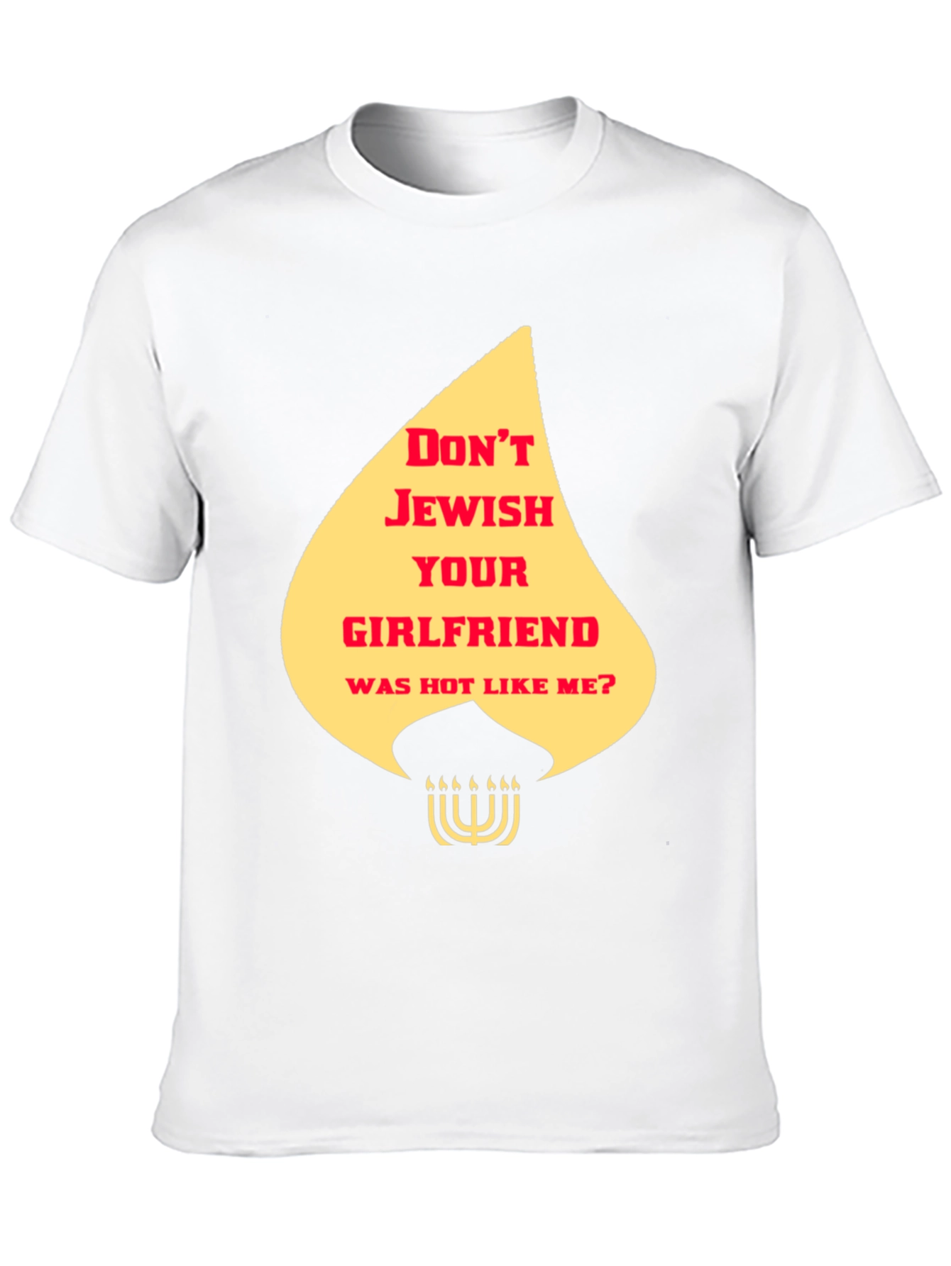 Black Offensive Jewish Humor T-Shirt view 10
